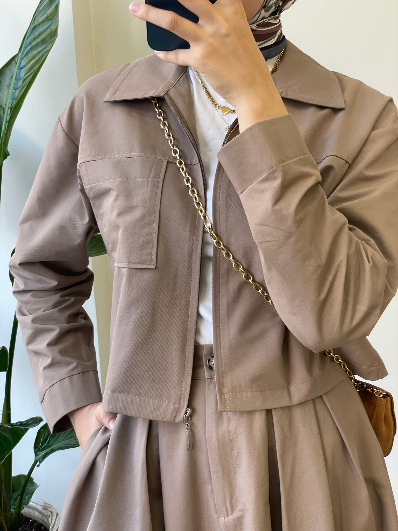 Gabardin Etekli Takım