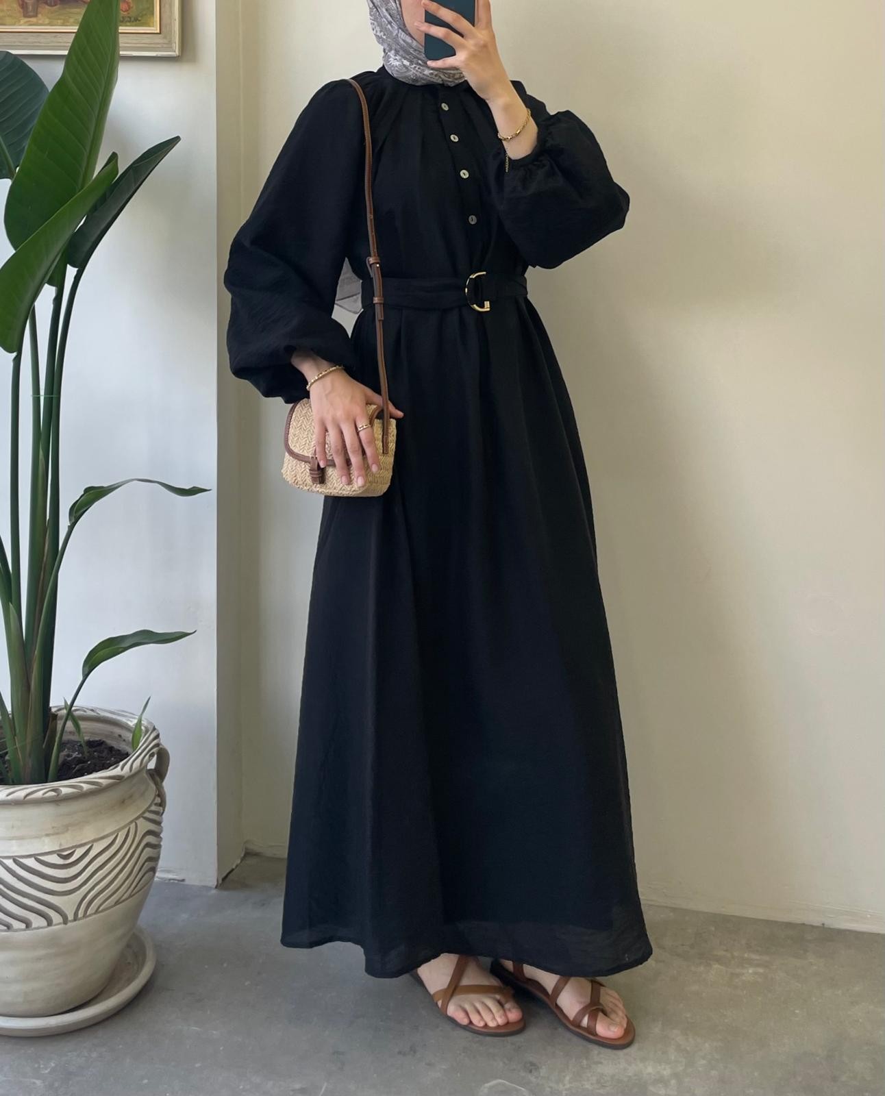 Luna Kemerli Elbise