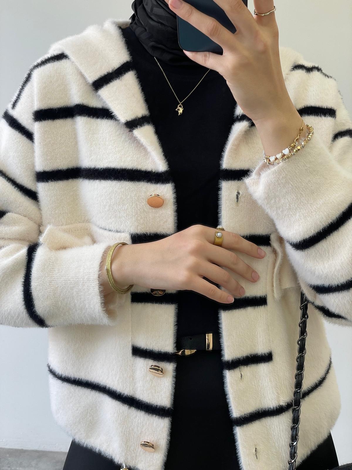Cepli Angora Hırka