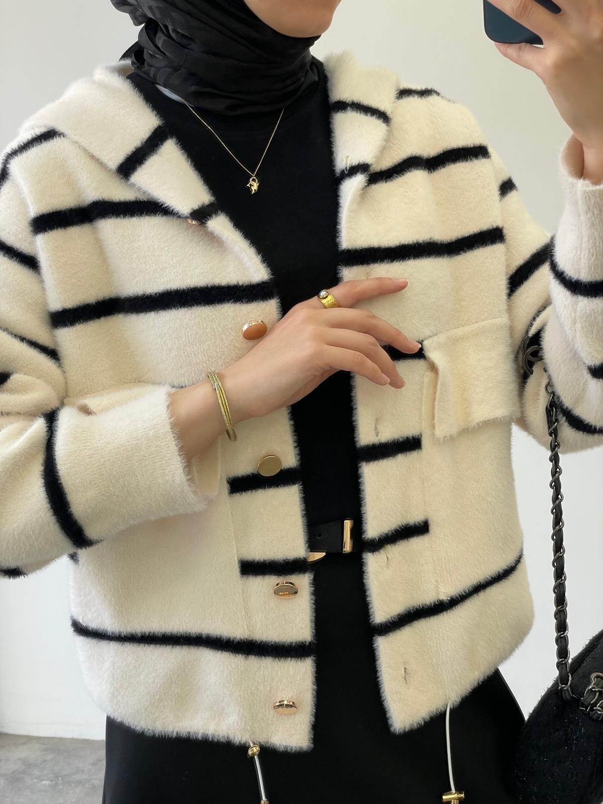 Cepli Angora Hırka