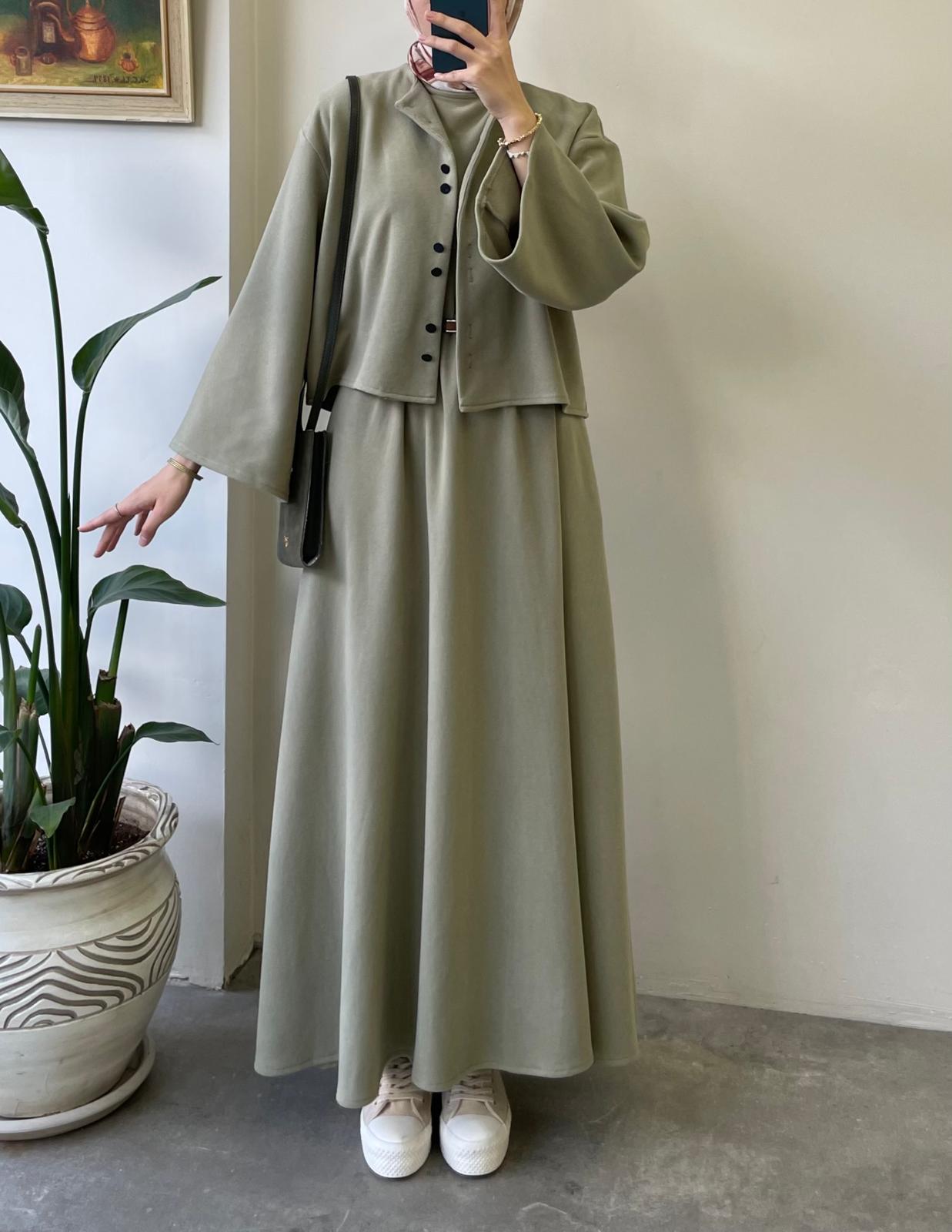 Fitilli Hırka-Jile Takım