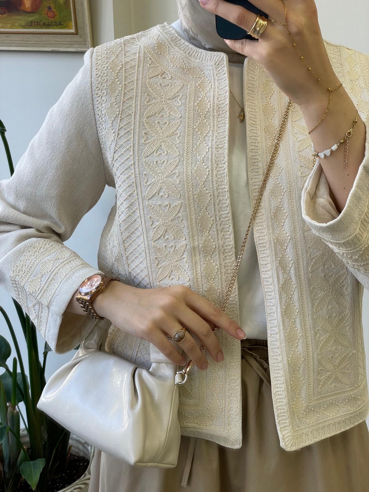 Null İşlemeli Ceket