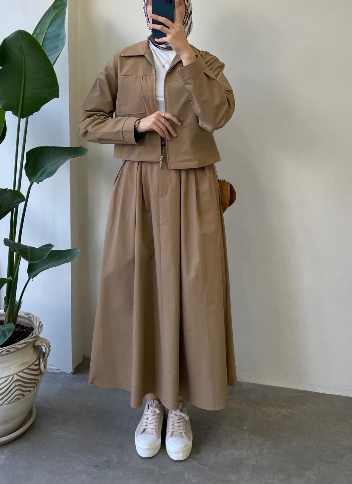 Gabardin Etekli Takım