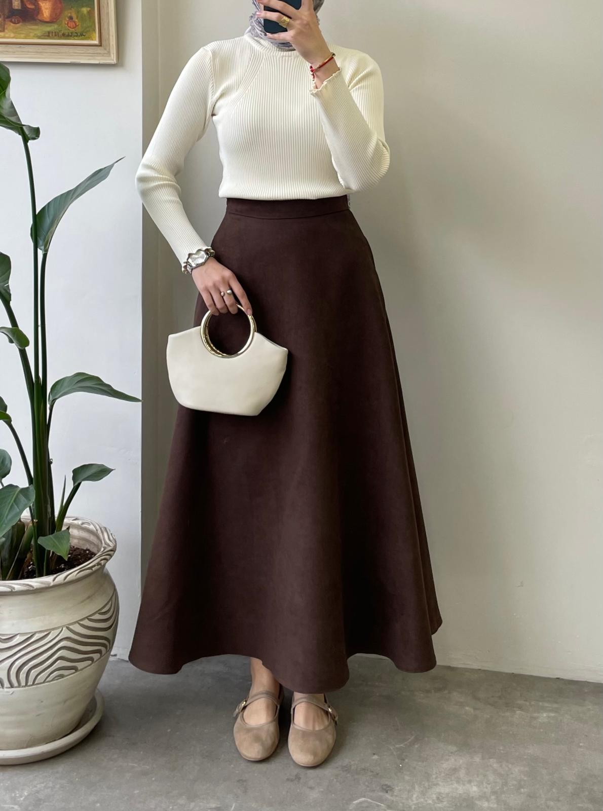 Nakış İşlemeli Süet Takım