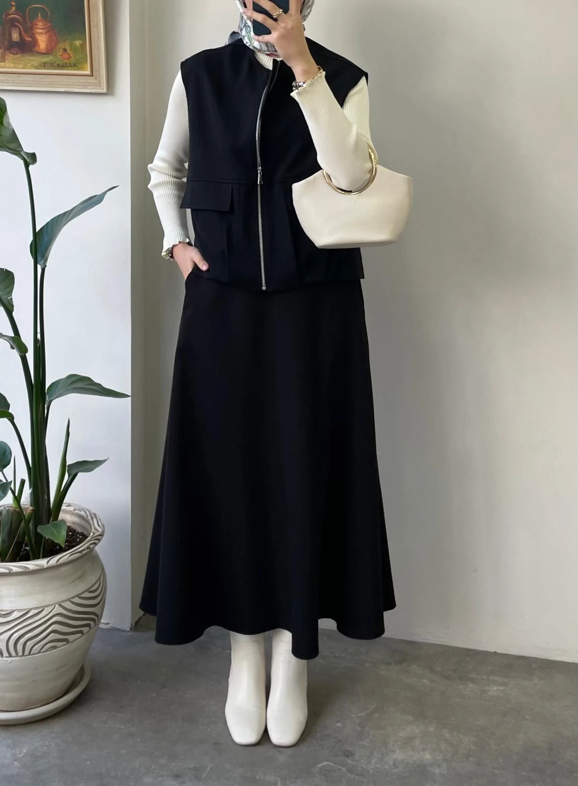 Bena Yelekli Takım - siyah