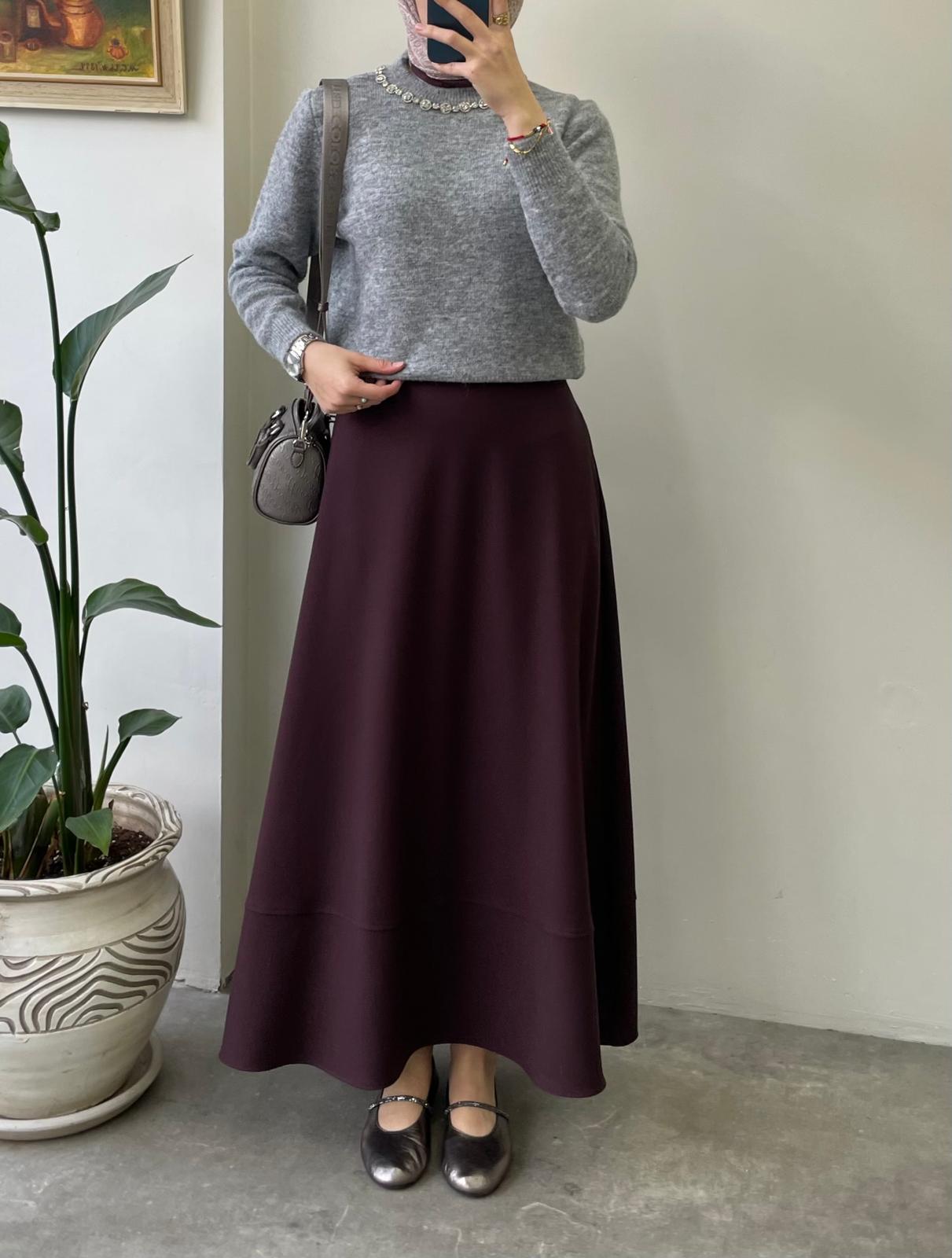 Parça Detay Etek - Bordo