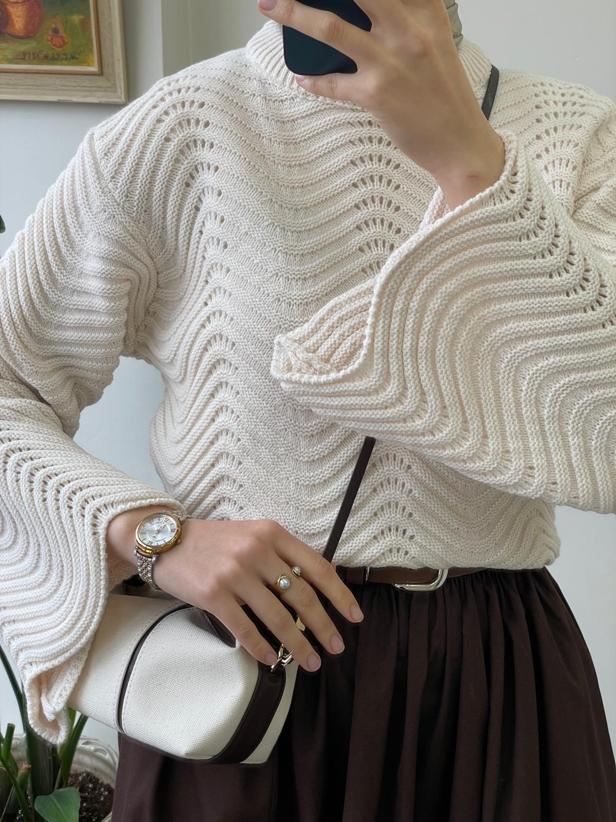 Lisa Ajurlu Kazak - Ekru