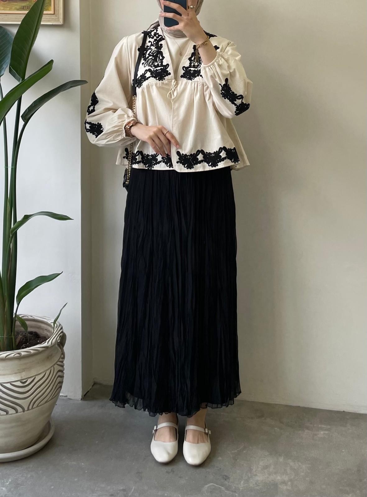 Nakış İşlemeli Kimono