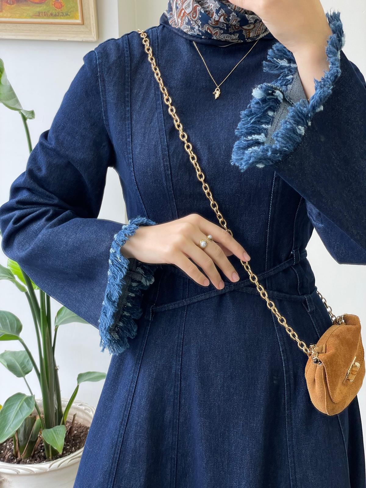 Liona Denim Elbise