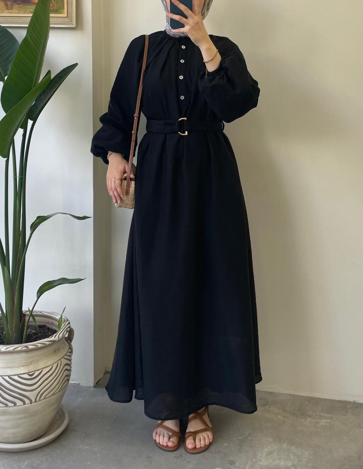 Luna Kemerli Elbise