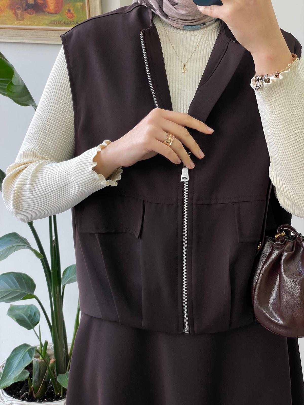 Bena Yelekli Takım - Acı kahve