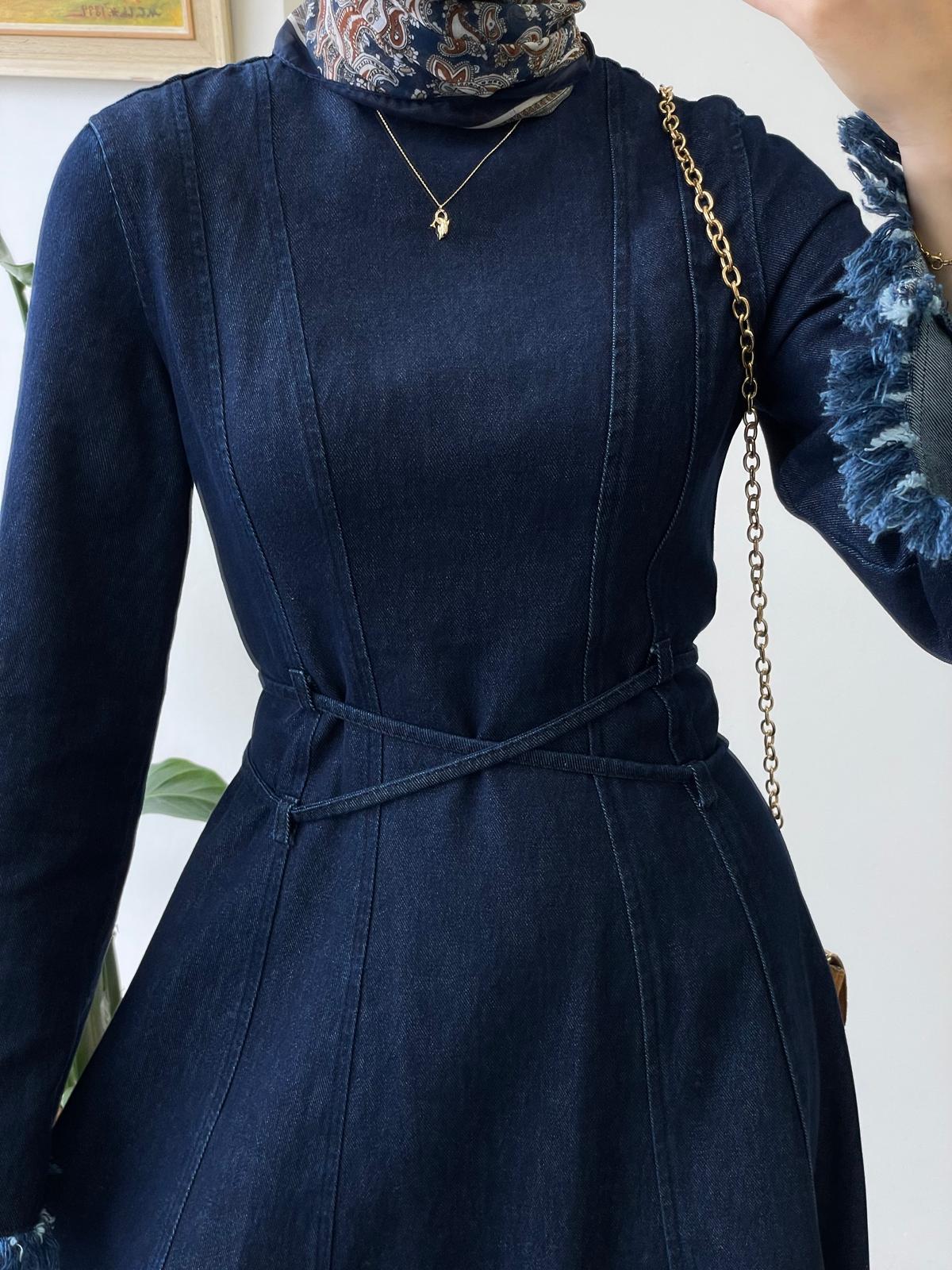 Liona Denim Elbise