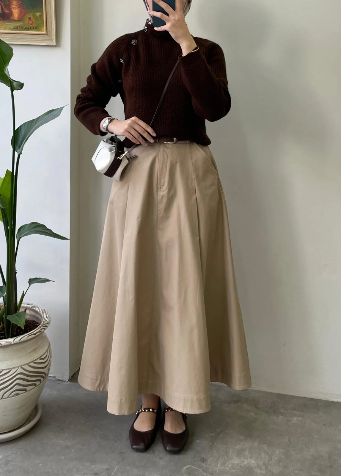 Düğme Detaylı Kazak