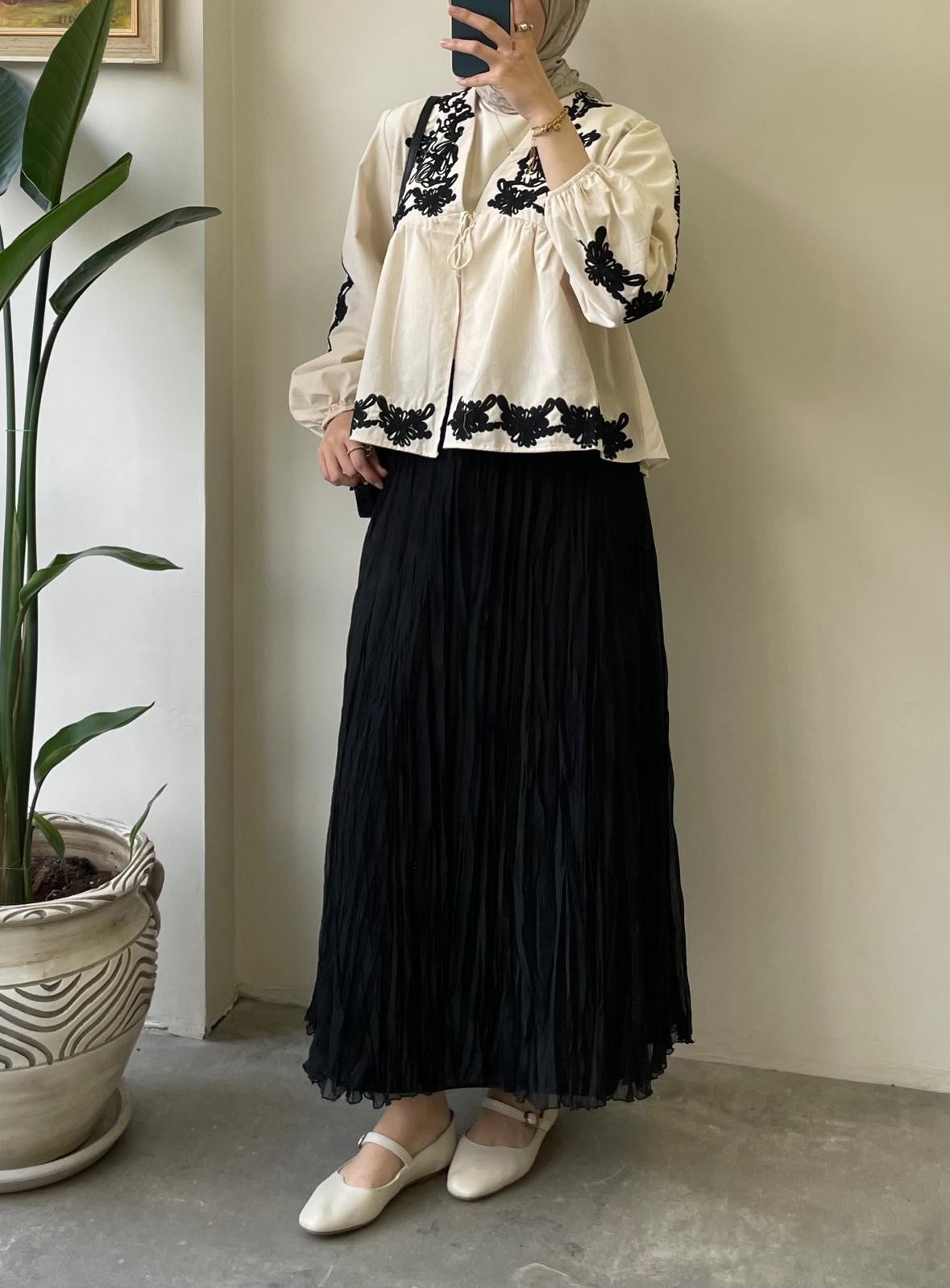 Nakış İşlemeli Kimono
