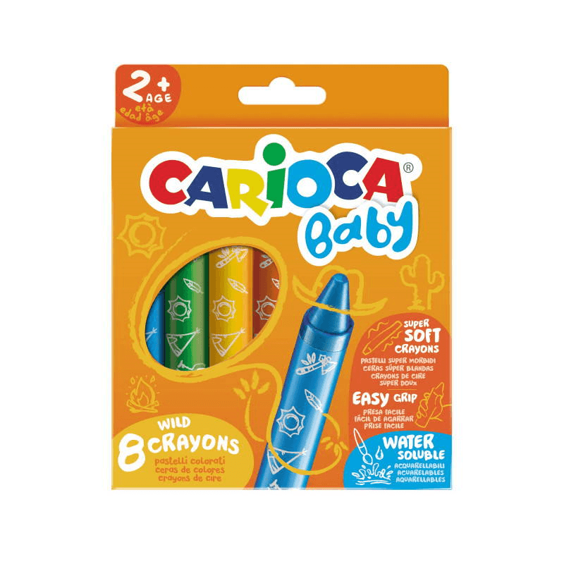  CARİOCA BEBEK PASTEL BOYA 8'Lİ