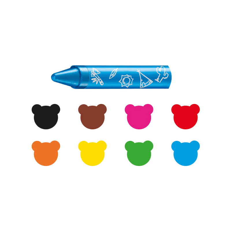  CARİOCA BEBEK PASTEL BOYA 8'Lİ