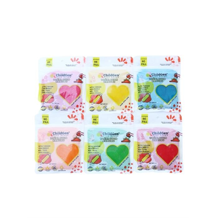 CHİLDGEN OYUN HAMURU ECOPACK - 6'LI SET