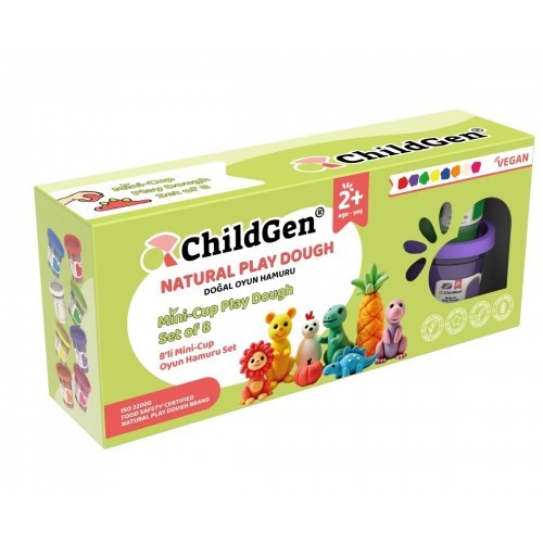 CHİLDGEN OYUN HAMURU MİNİCUP - 8'Lİ SET