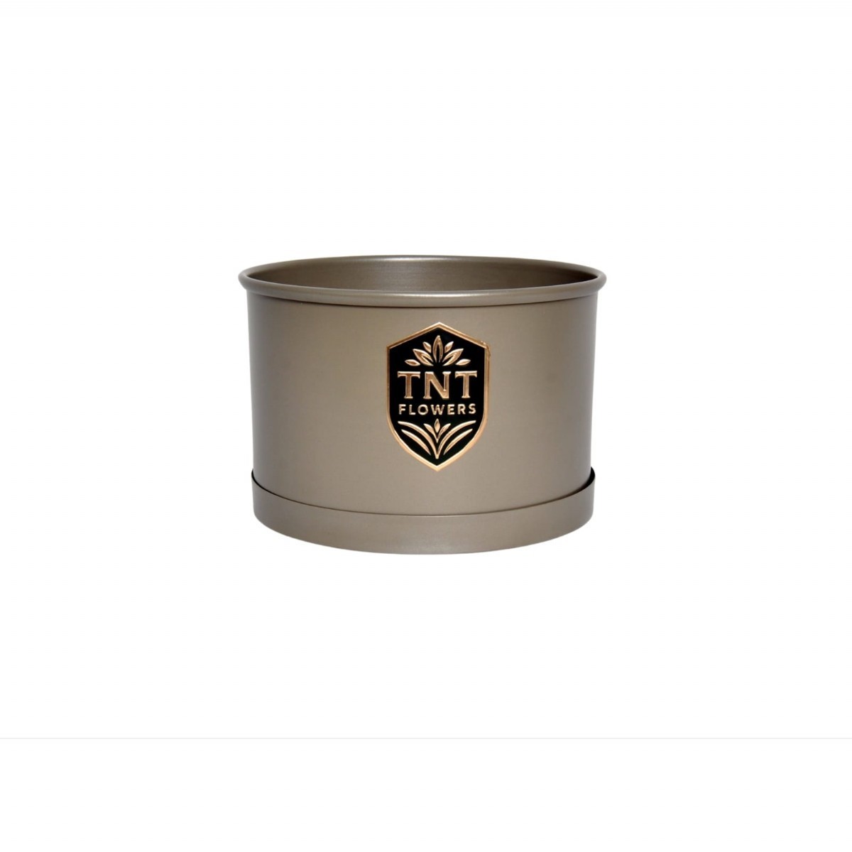 RİYAD BEJ METAL İKİLİ SAKSI