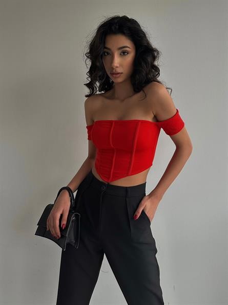 Babe Korse Crop Narçiçeği