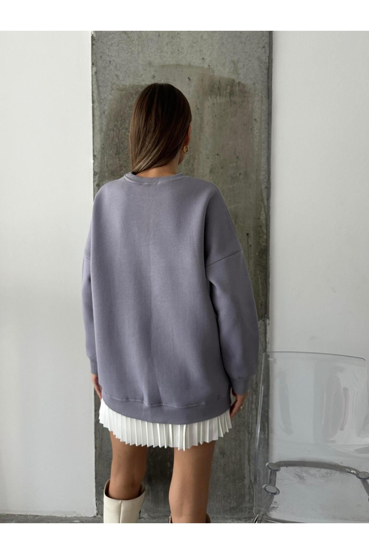 Amerıcan Wılder Sweatshirt Lila