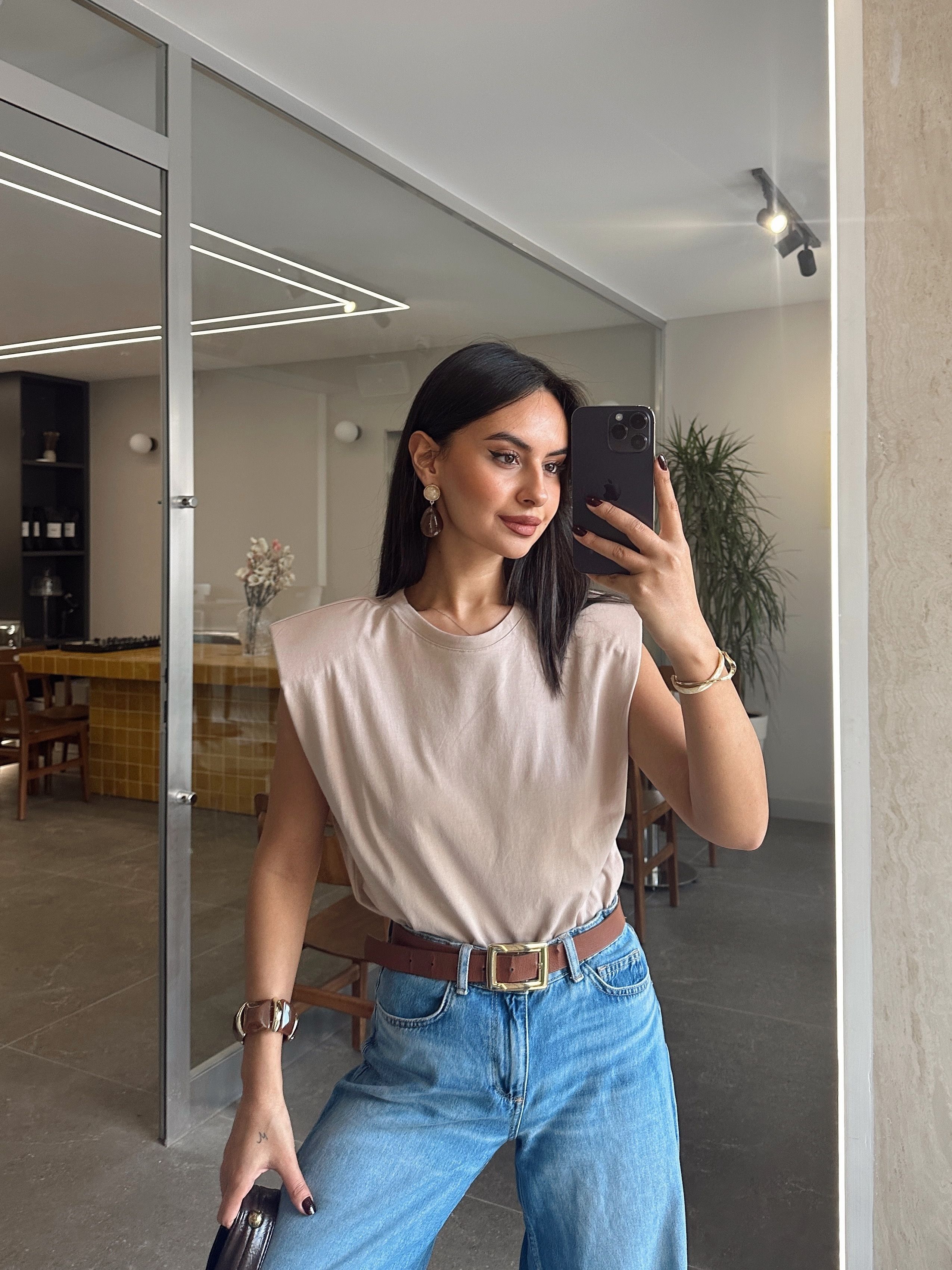 Vatka Detaylı Basic - Bej