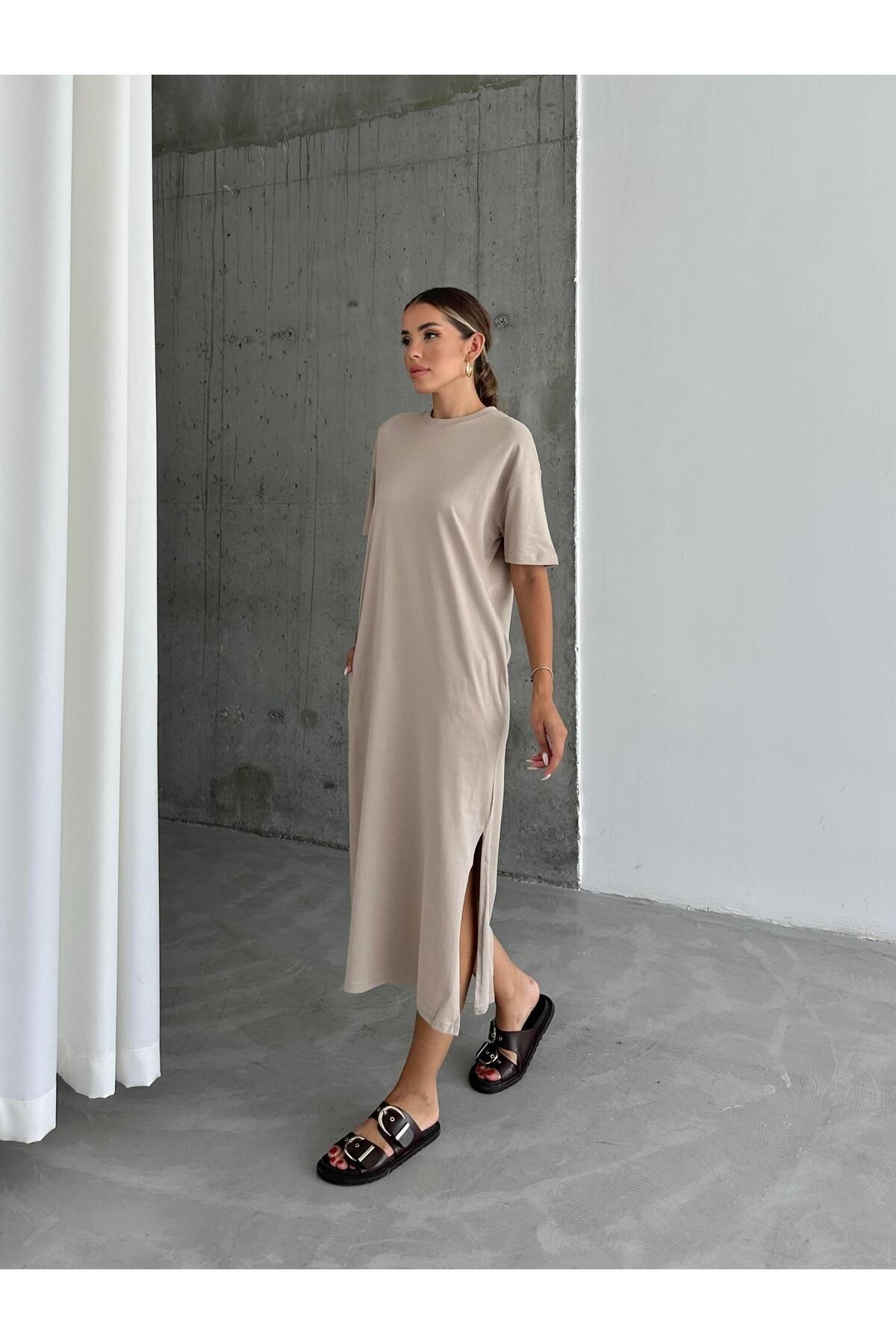 Vera Oversize Elbise Vizon