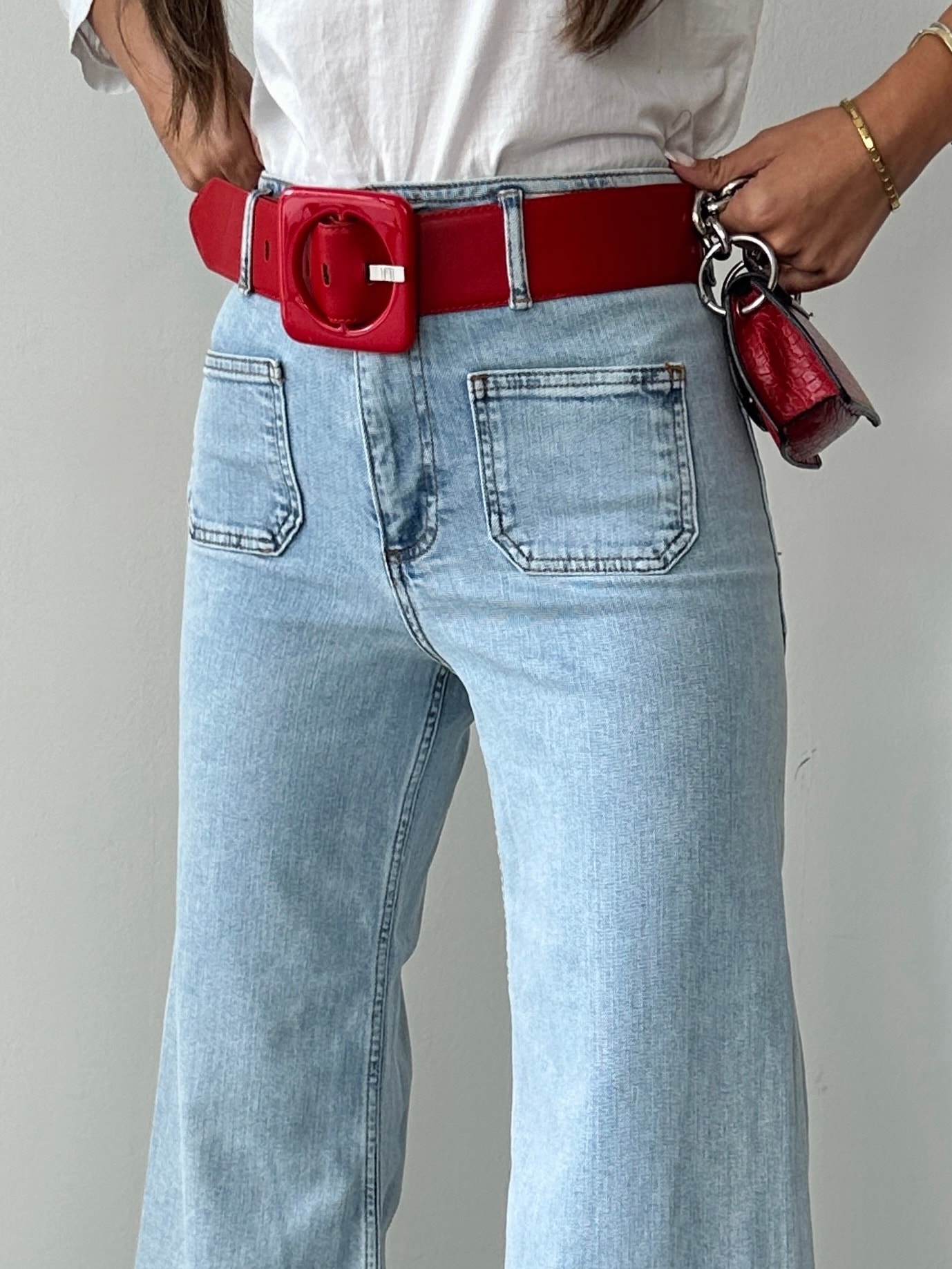 Cepli Fit Palazzo - Buz Mavi
