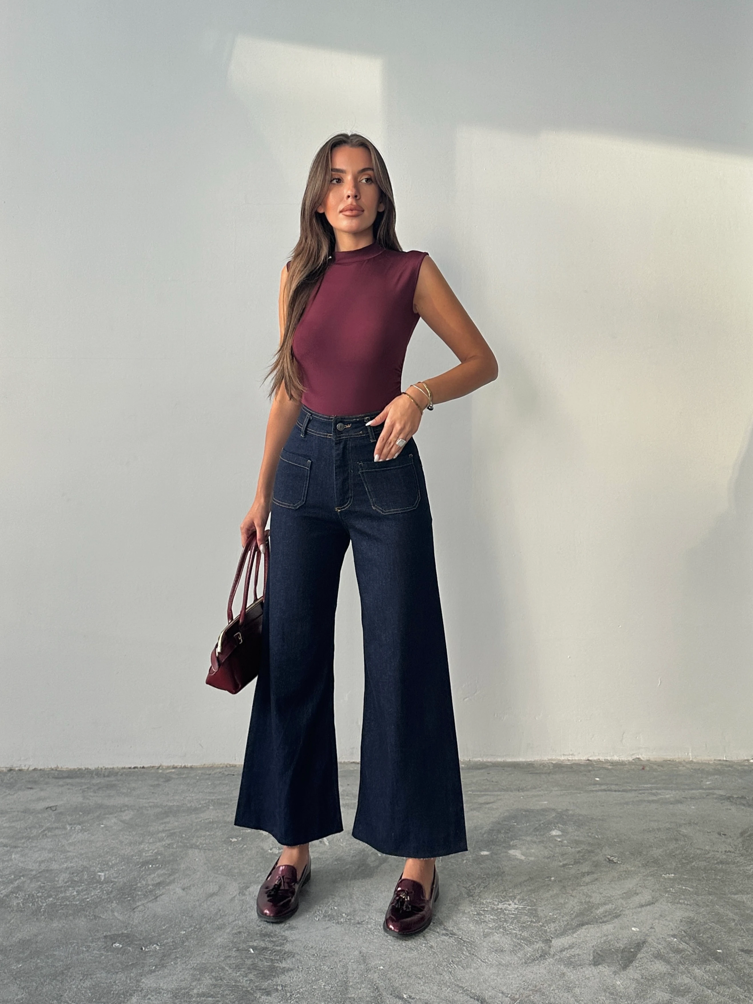 Cepli Fit Palazzo - Dark Blue