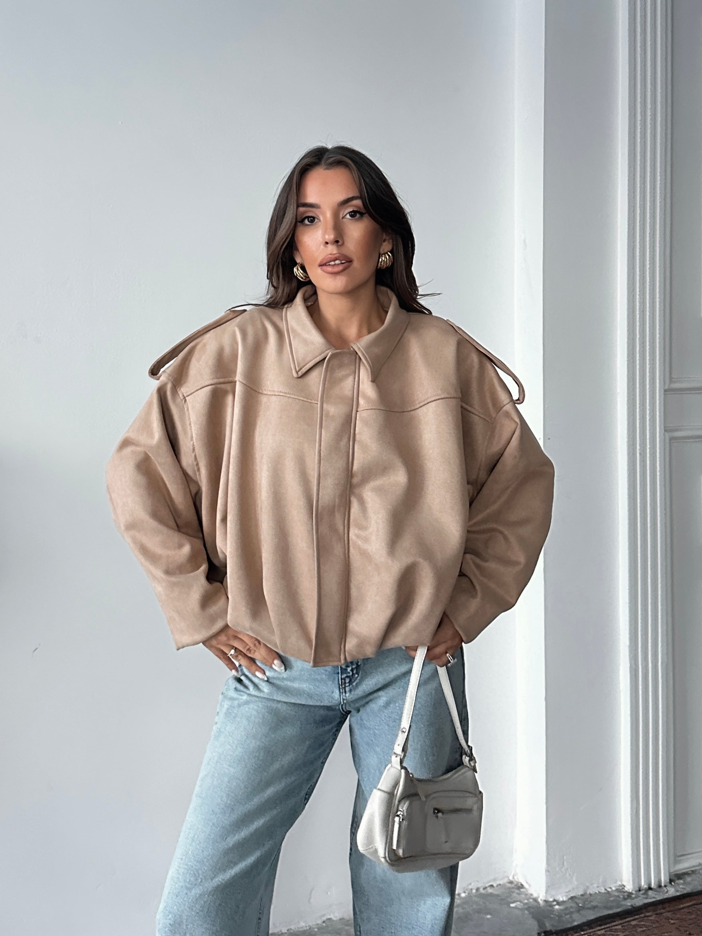 Bomber Süet Ceket