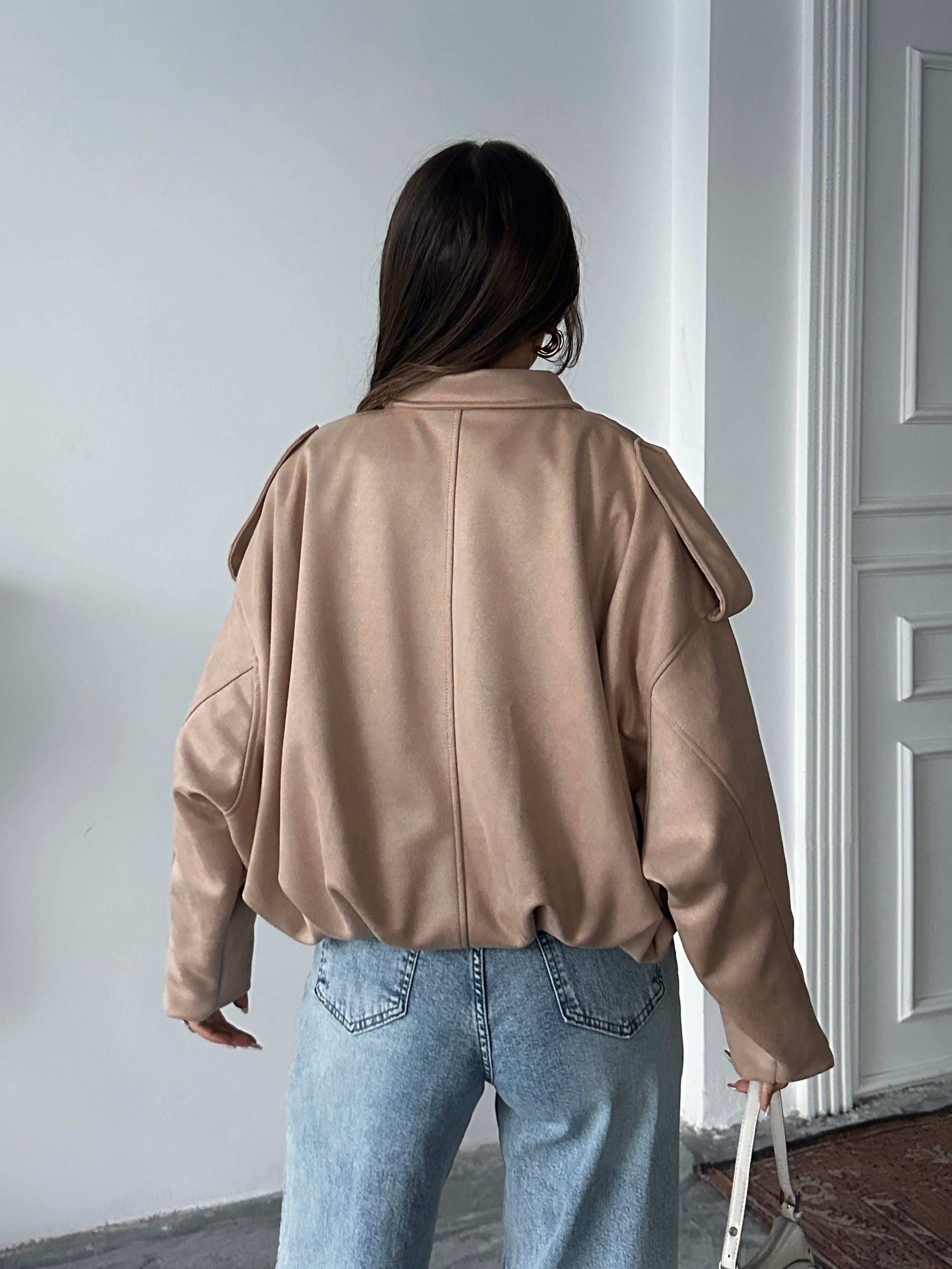 Bomber Süet Ceket