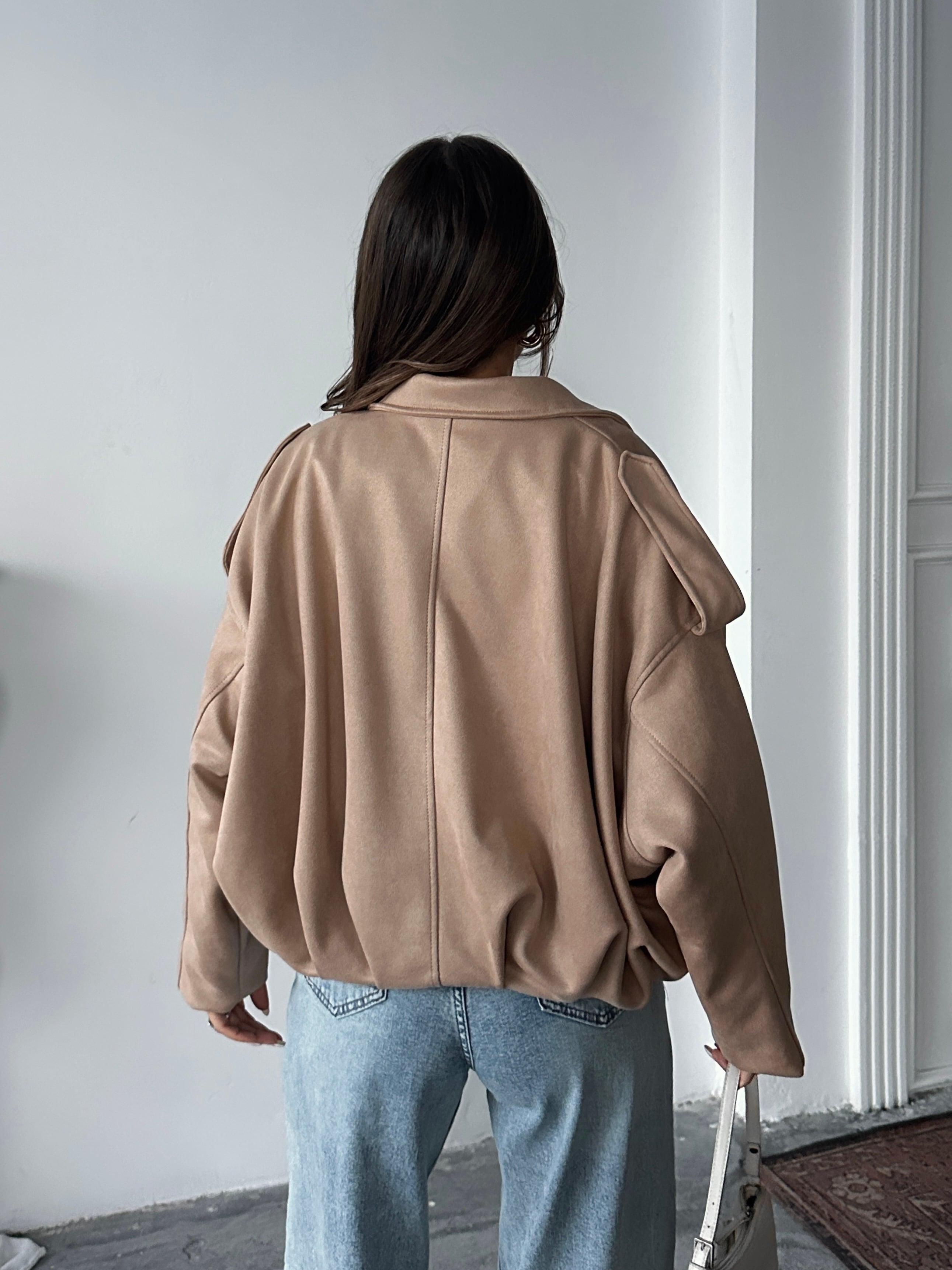 Bomber Süet Ceket