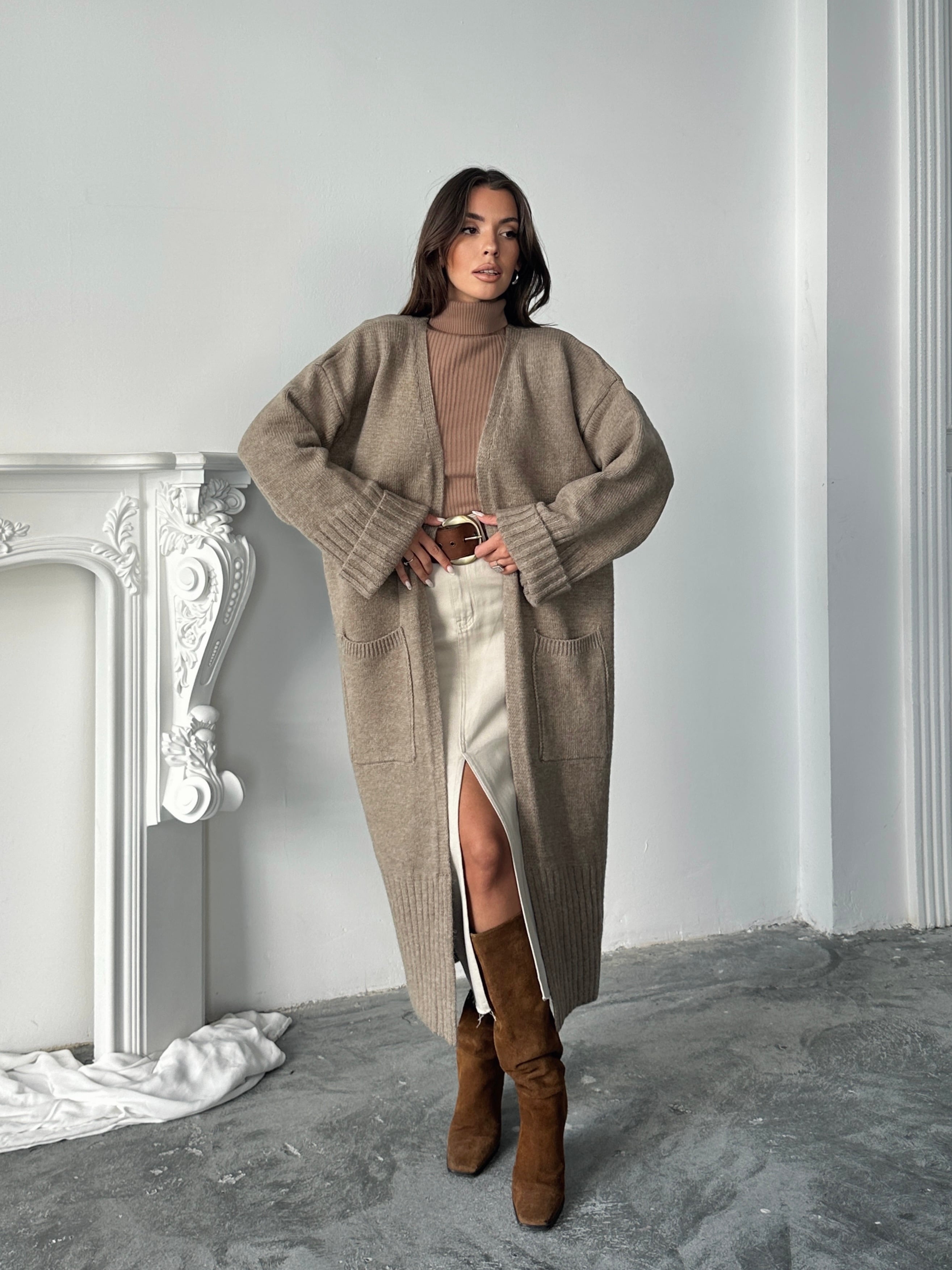 Oversize Uzun Hırka