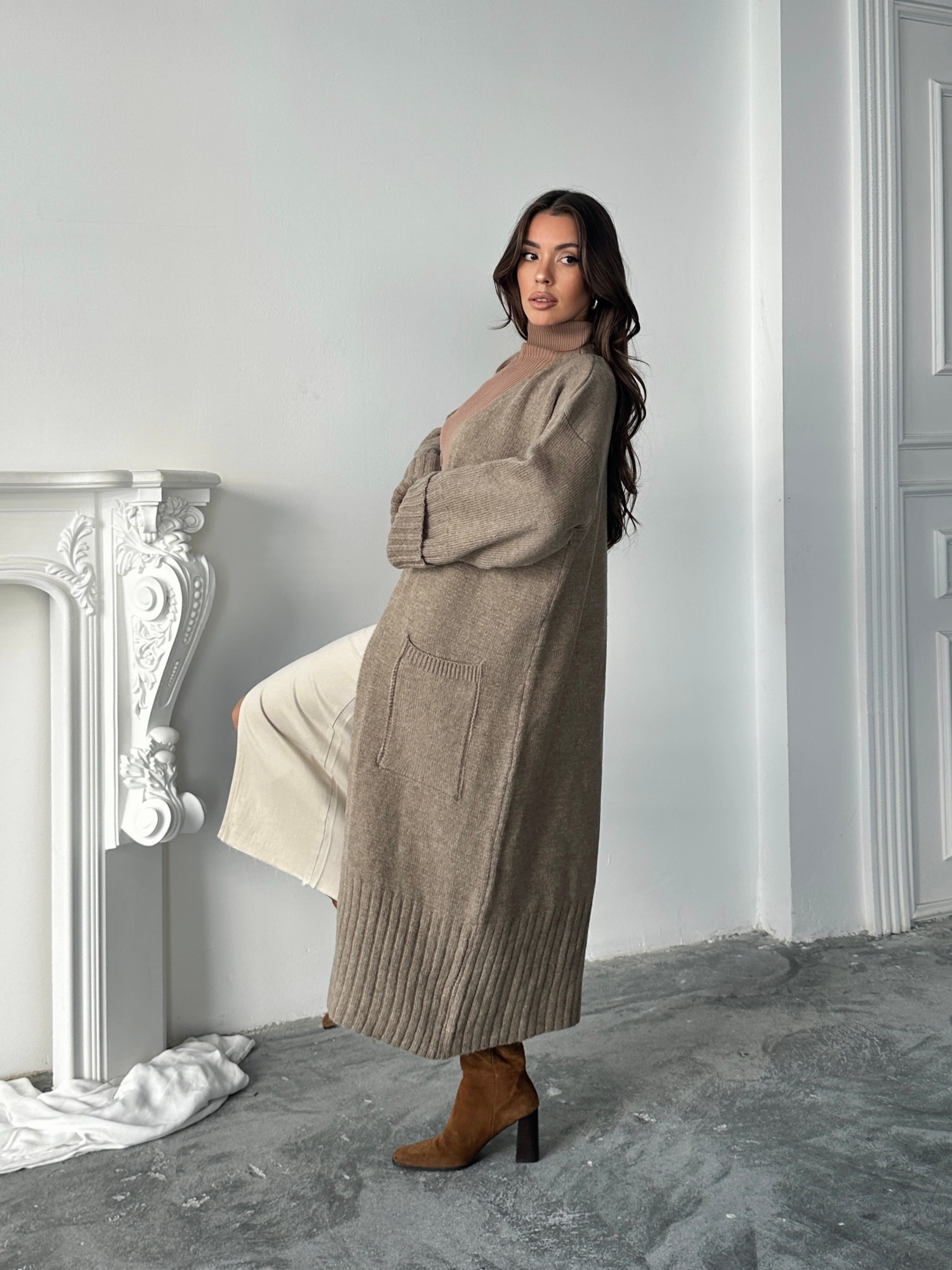 Oversize Uzun Hırka