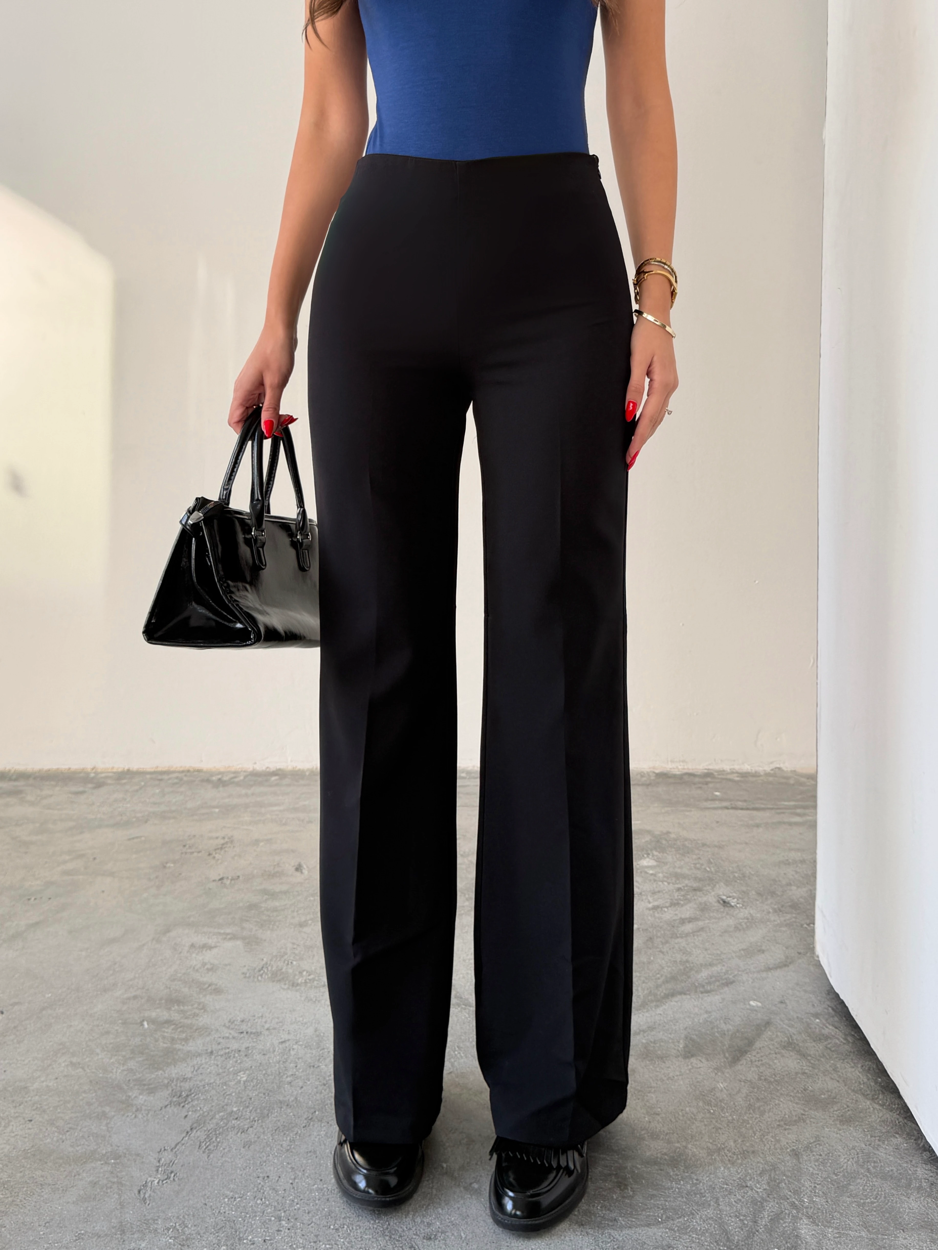 Gizli Fermuarlı Pantolon