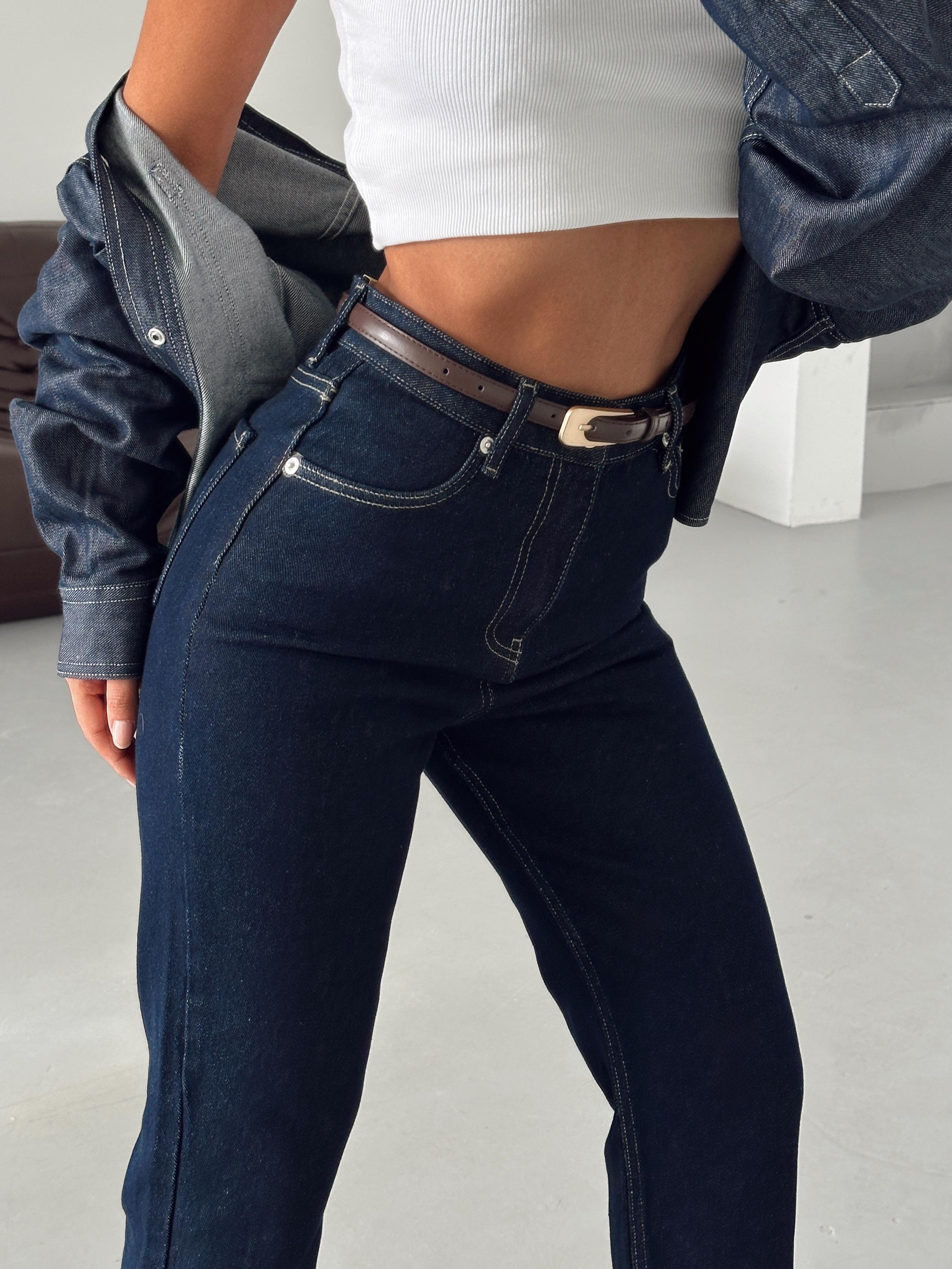 Massimo Mom Fit Jean - Dark Blue