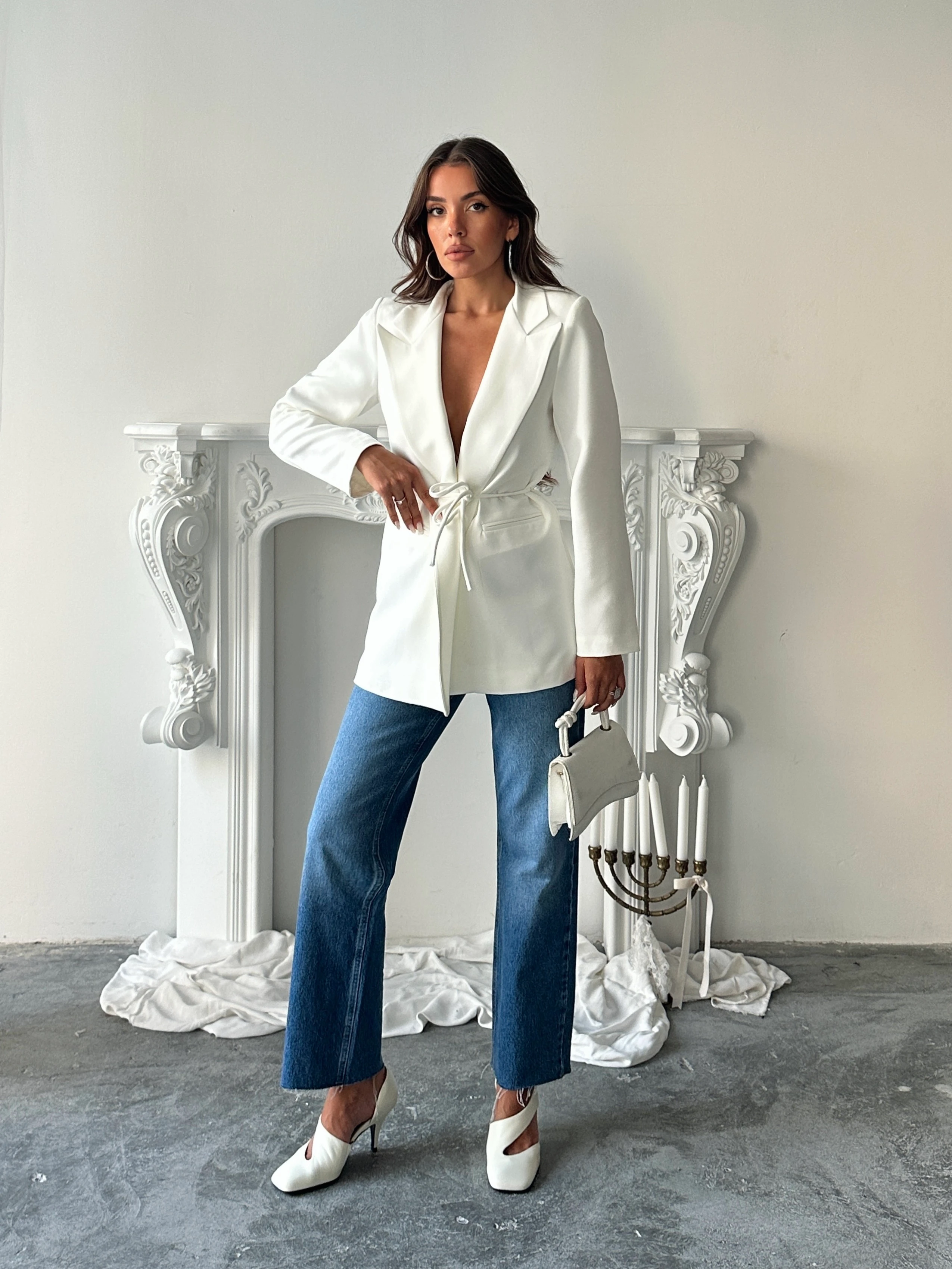 Bağlama Detay Ceket