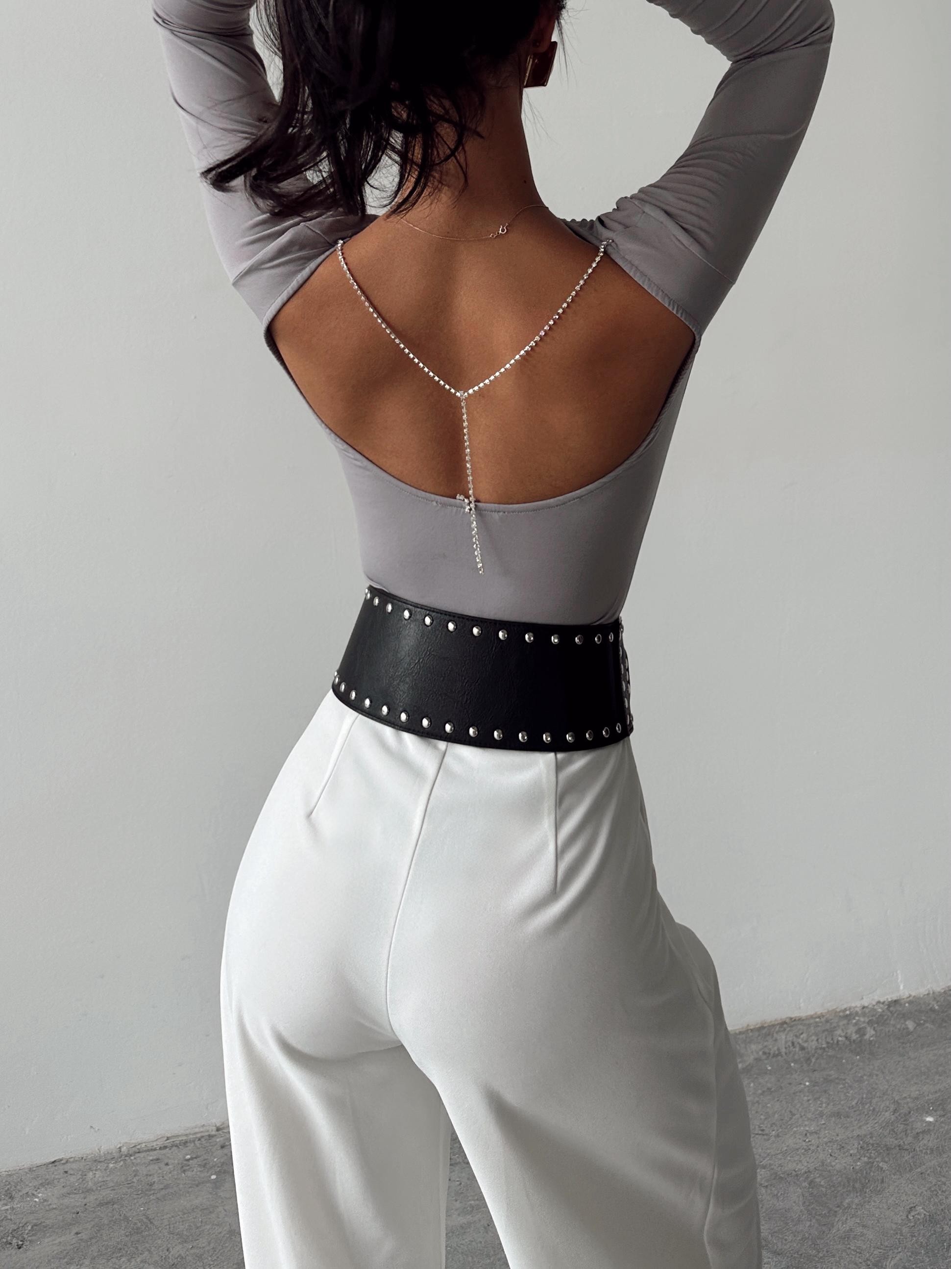 Mia Diamond Detay Bodysuit 