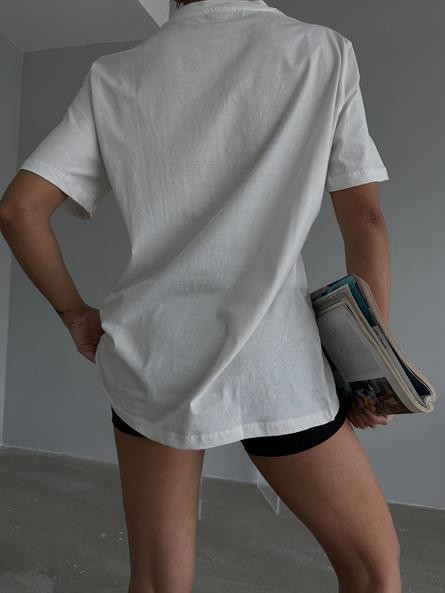 Remember Basic T-shirt Beyaz