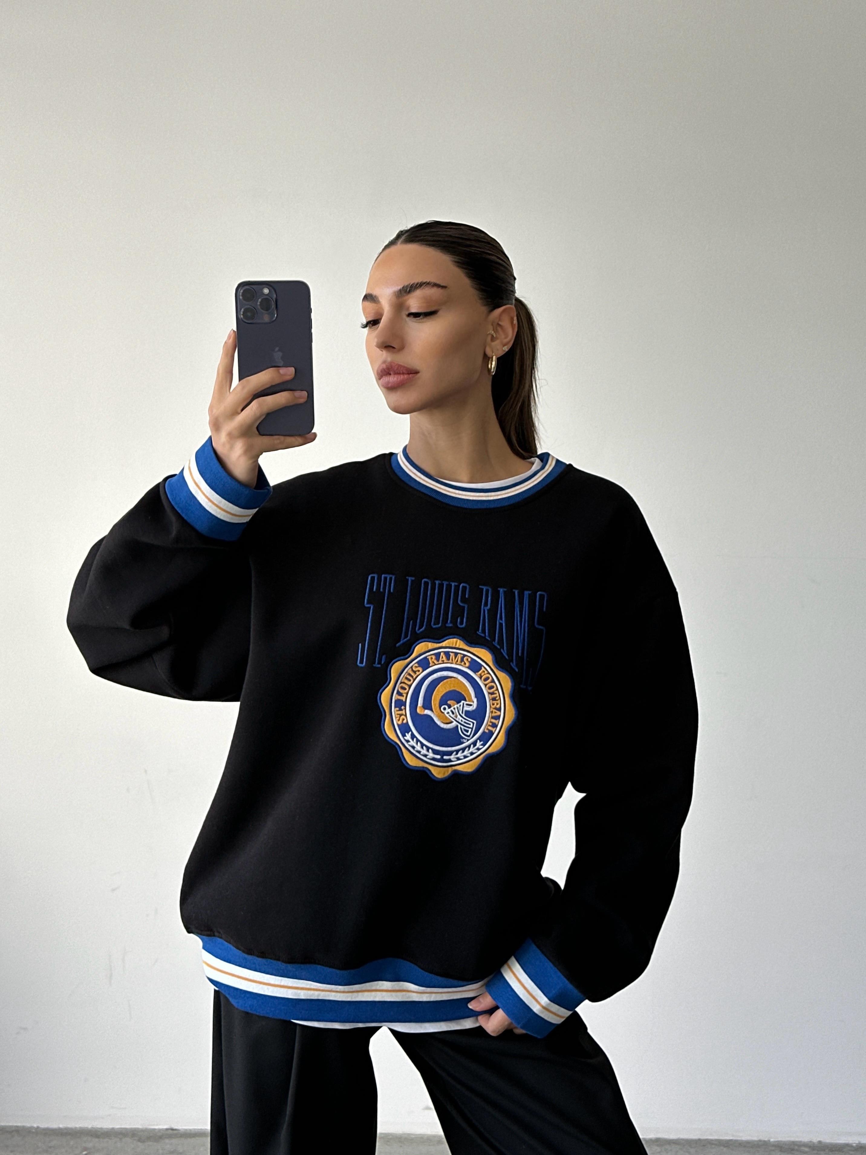 St Louis Rams Sweat Siyah