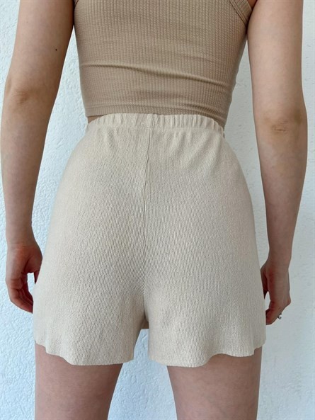 Tiril Basic Şort Bej