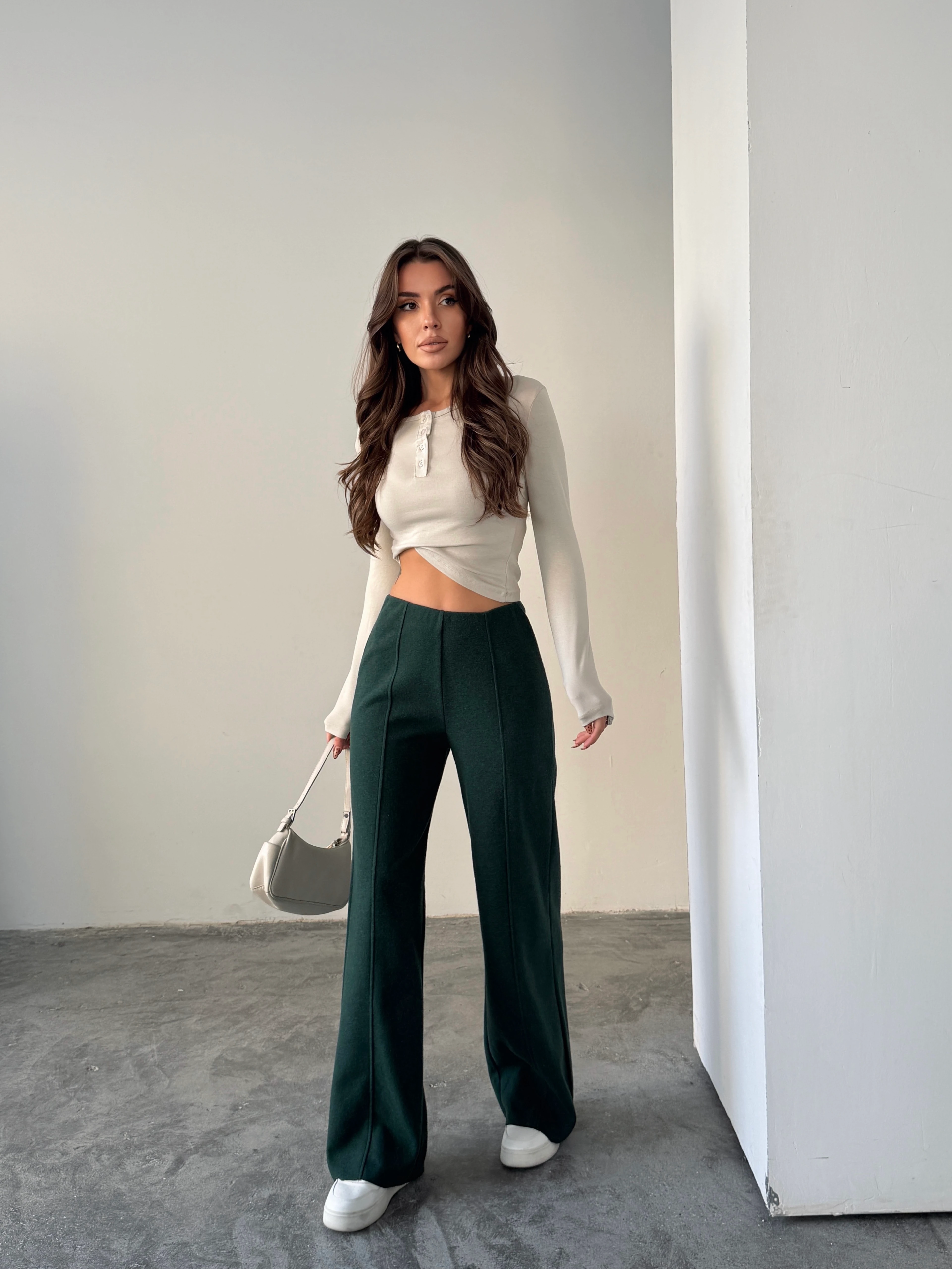 Çimalı Bel Lastik Selanik Pantolon