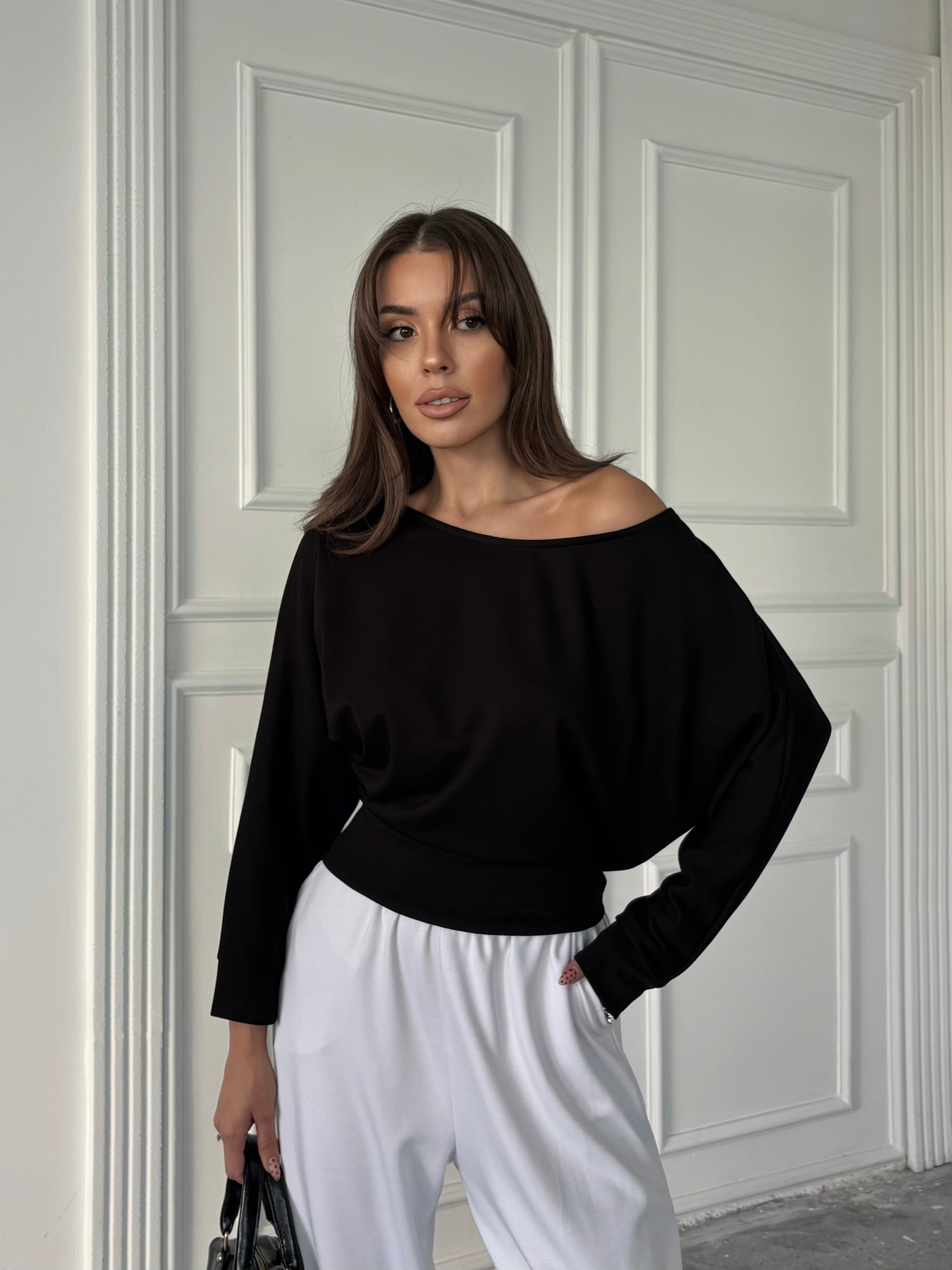 Yarasa Kol Bluz  - Siyah