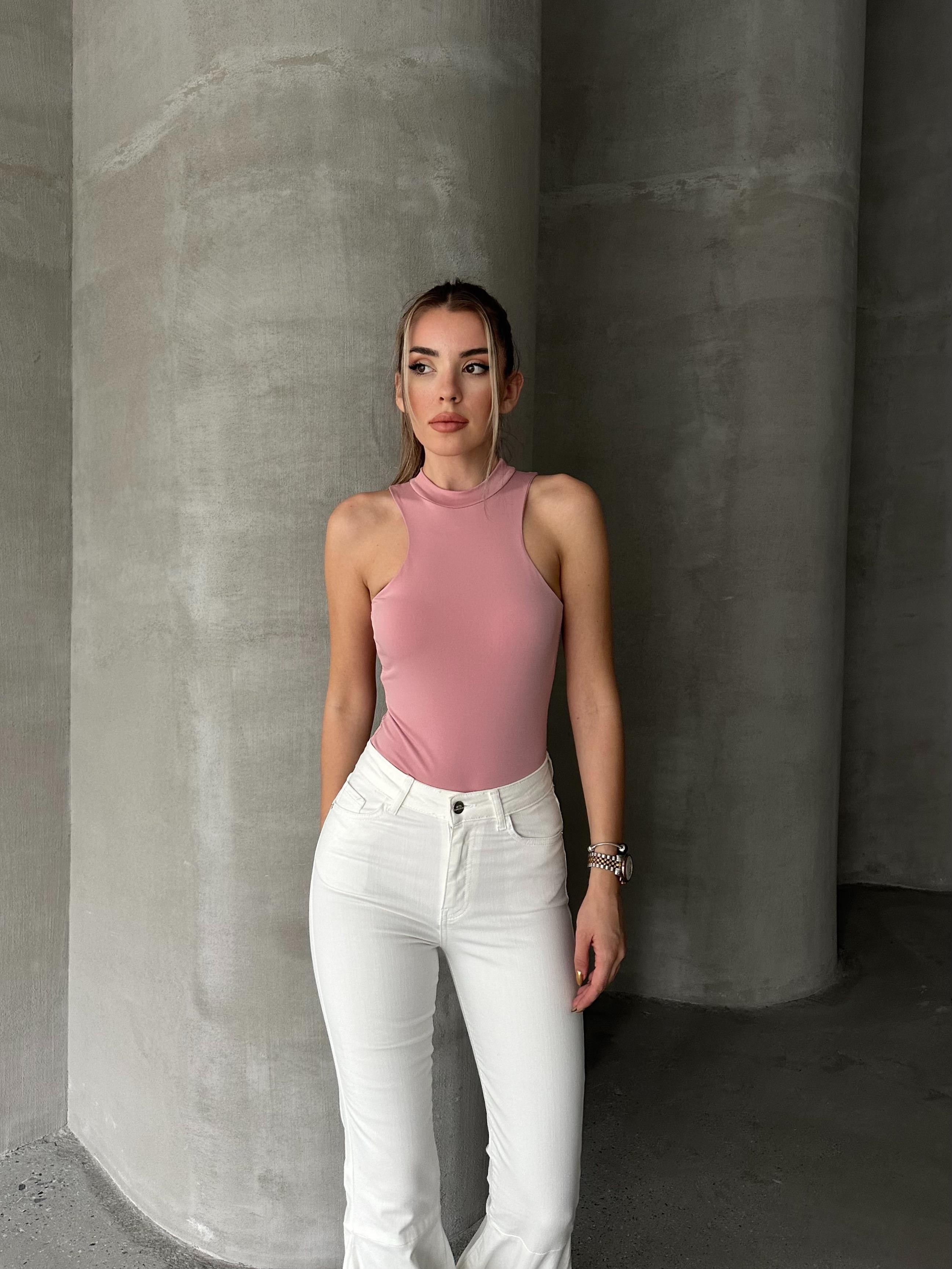 Zoe Bodysuit Pembe