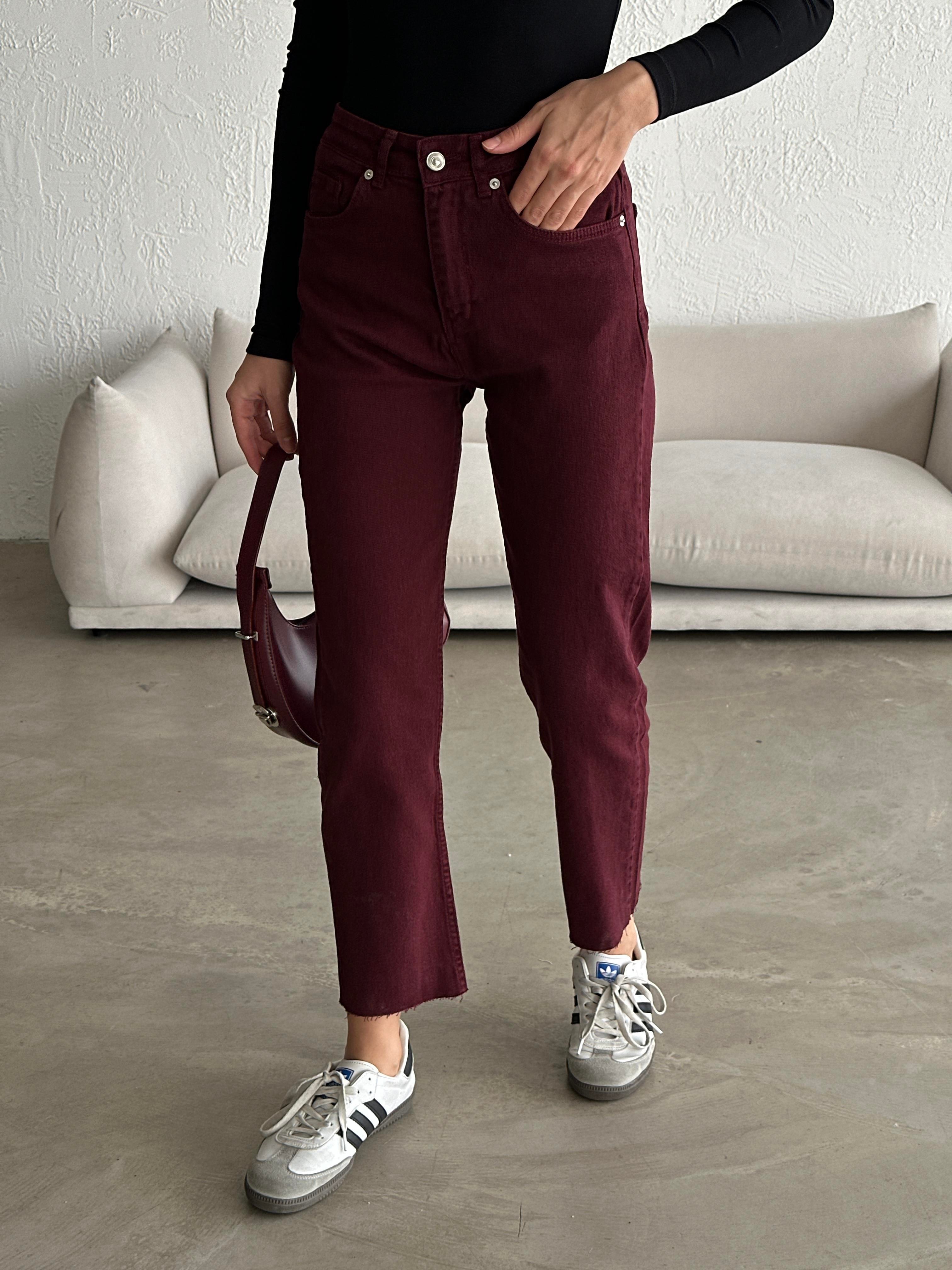 Original Straight Jeans Bordo