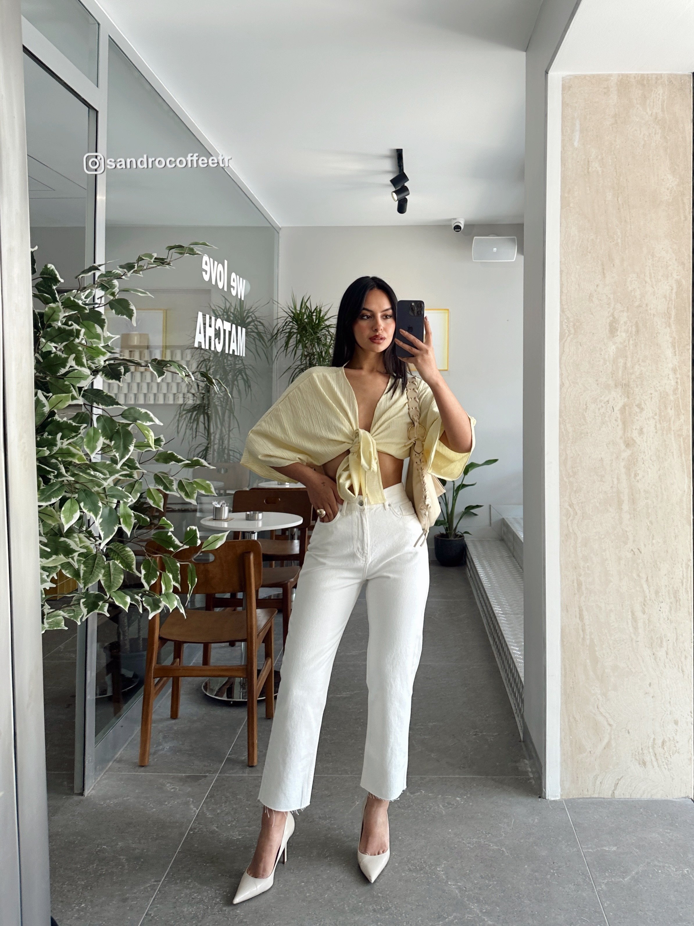 Massimo Mom Fit Jean - Beyaz
