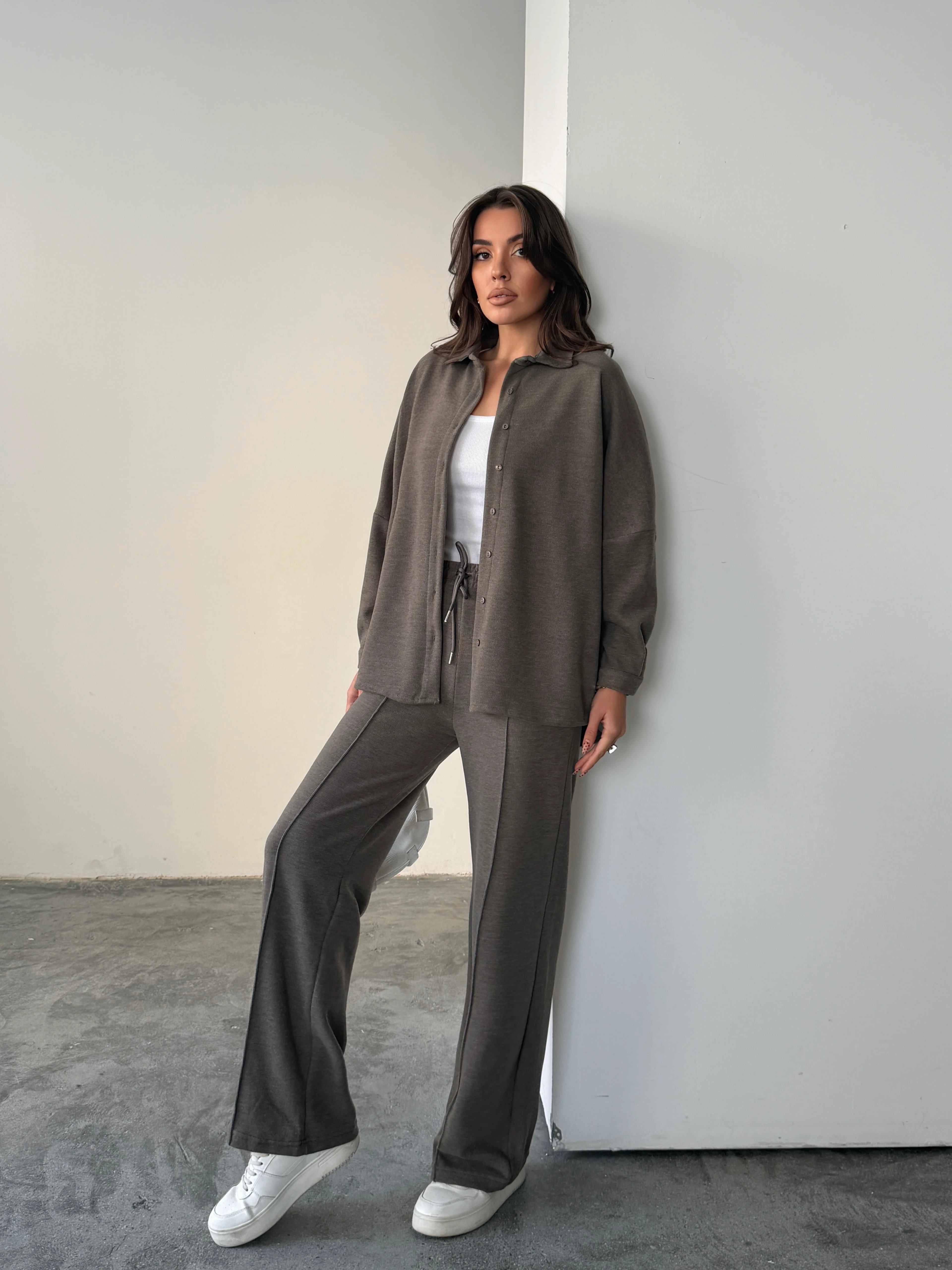 Gömlek Pantolon Fitilli Takım 