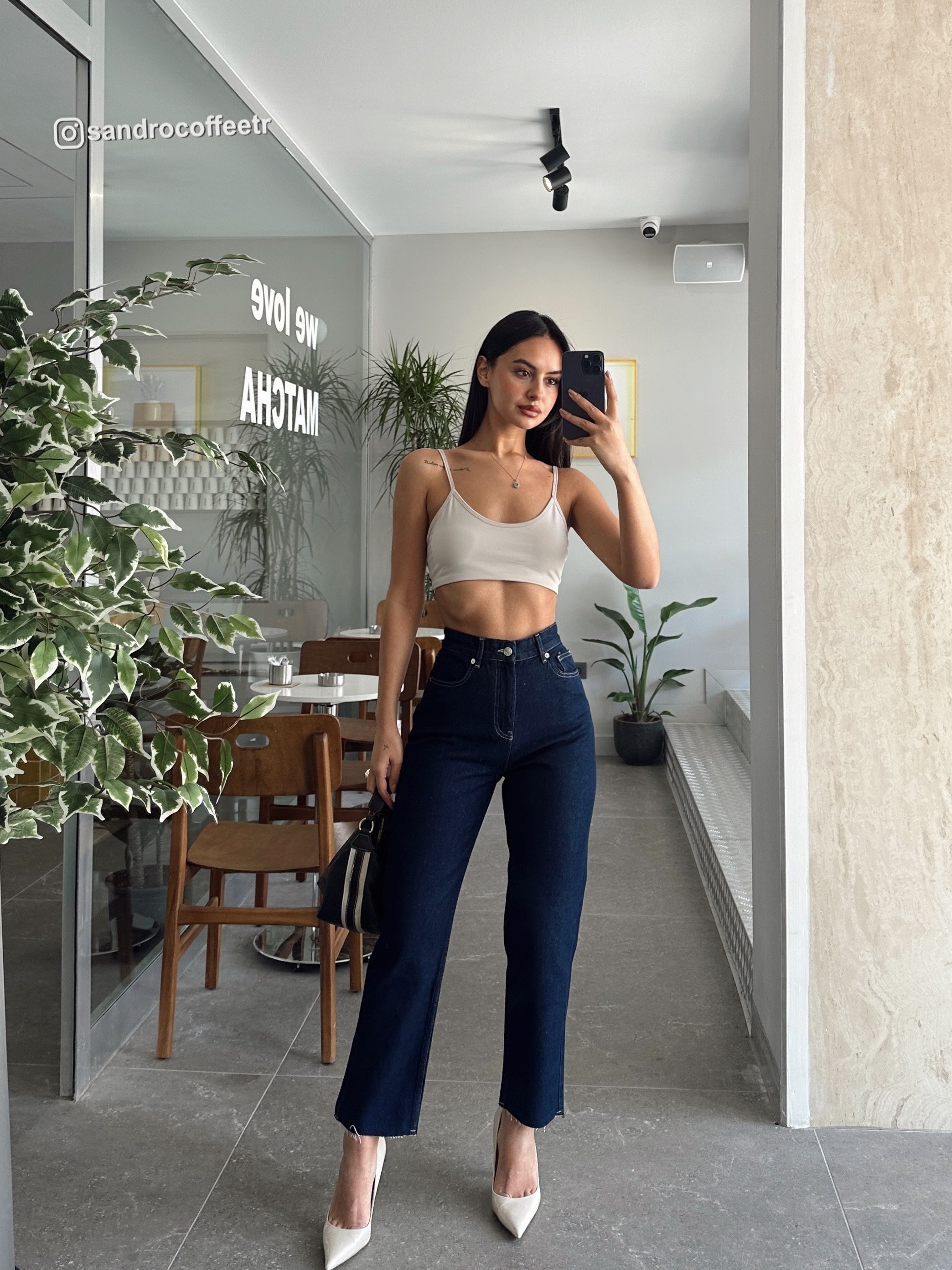 Massimo Mom Fit Jean - Dark Blue