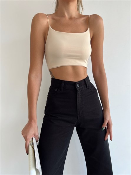 İp Askı Sandy Crop Krem