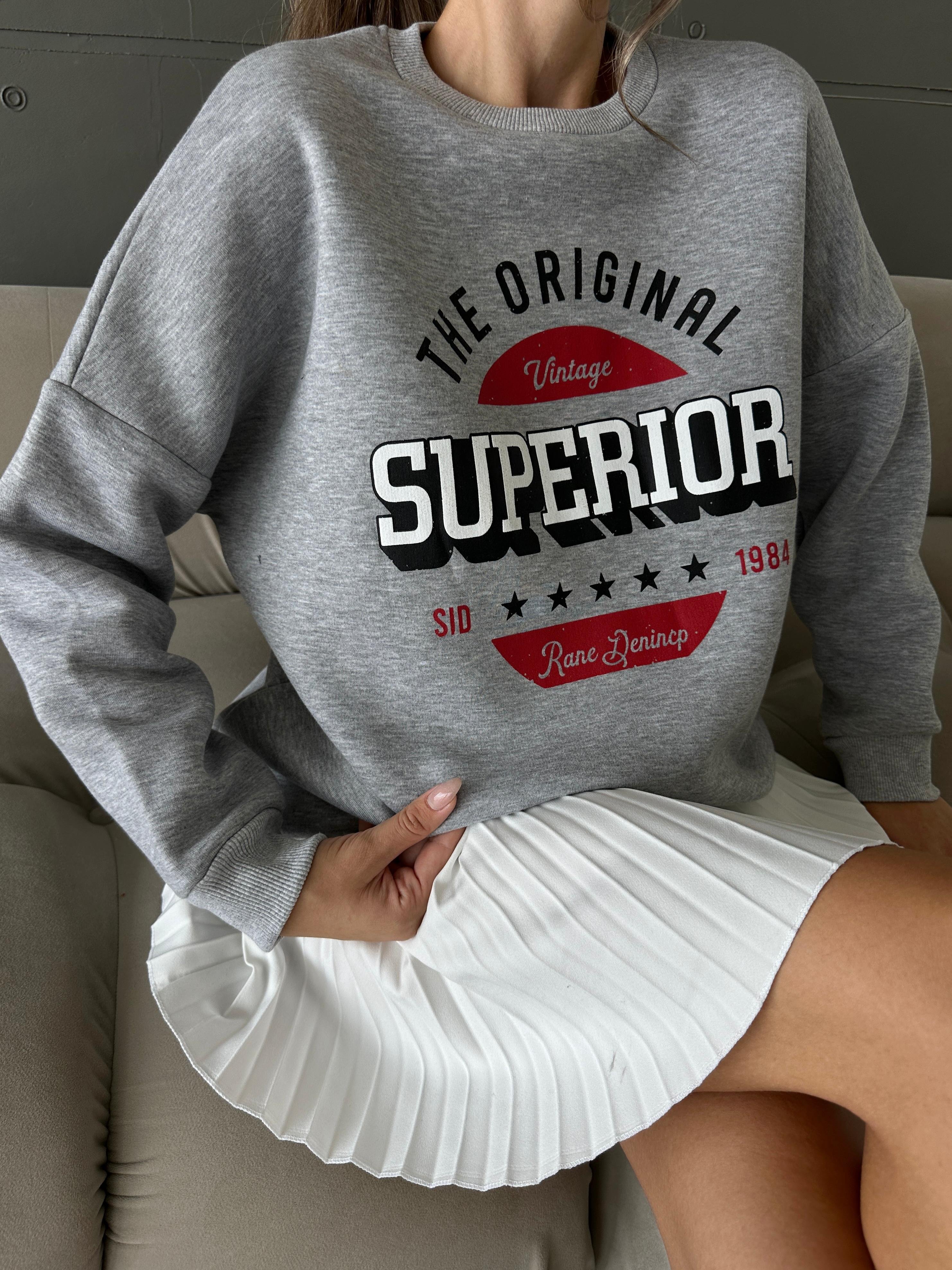 Superior Sweatshirt Gri